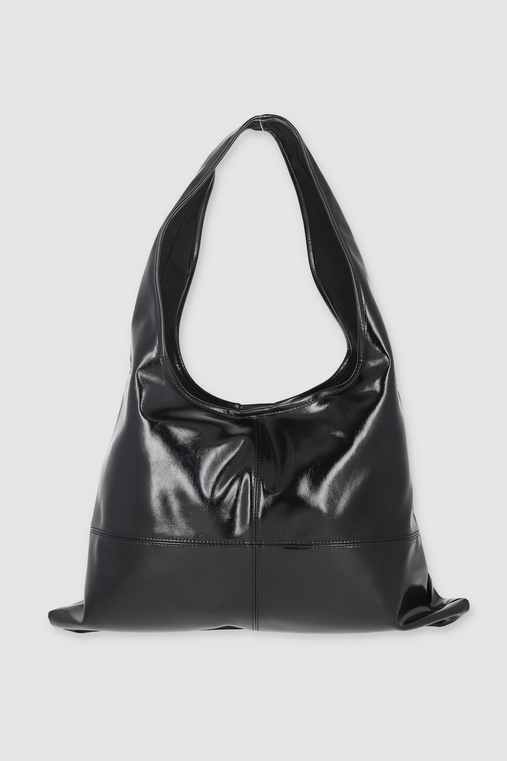 Slouchy shoulder bag BLACK