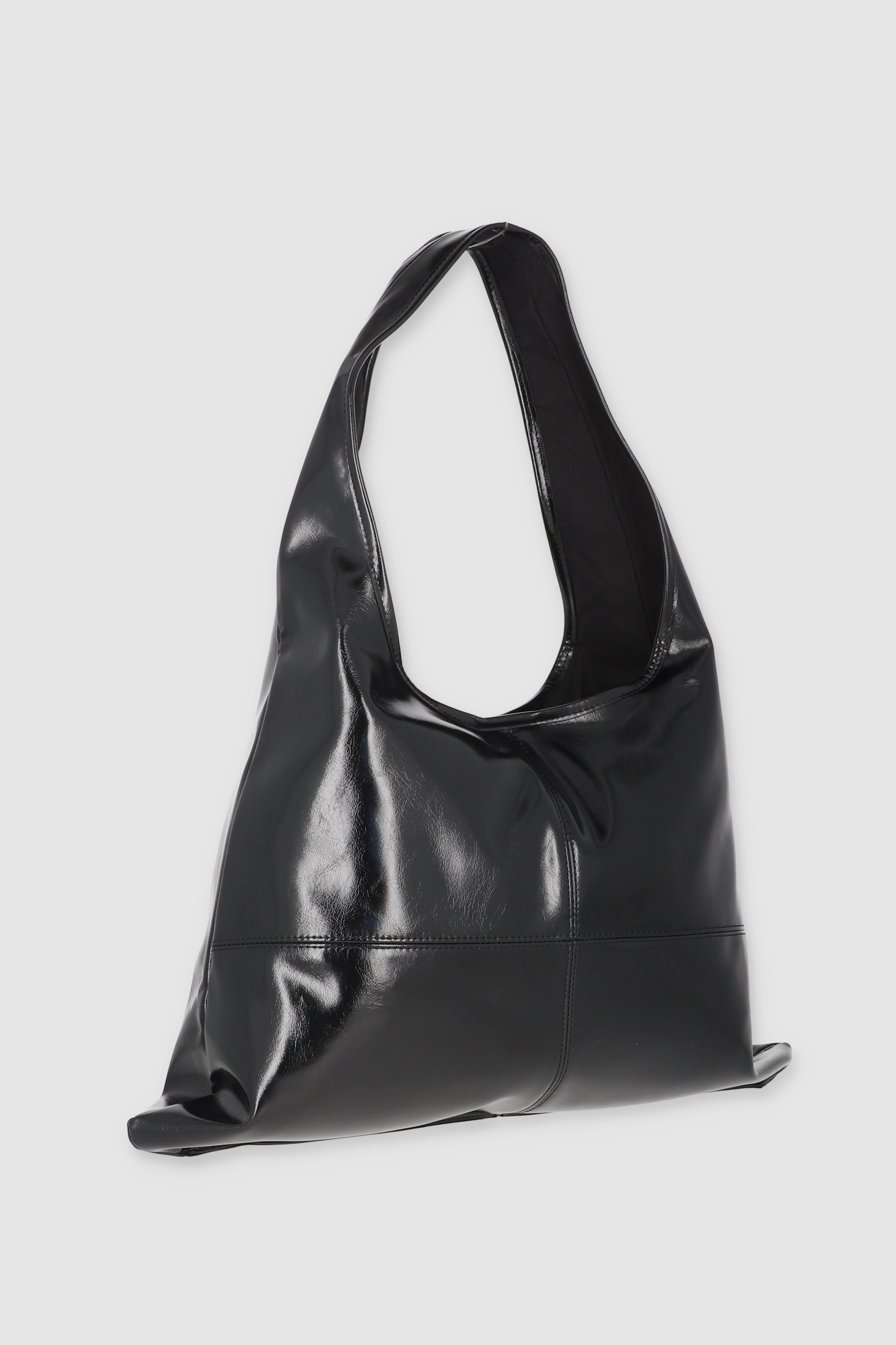 Slouchy shoulder bag BLACK