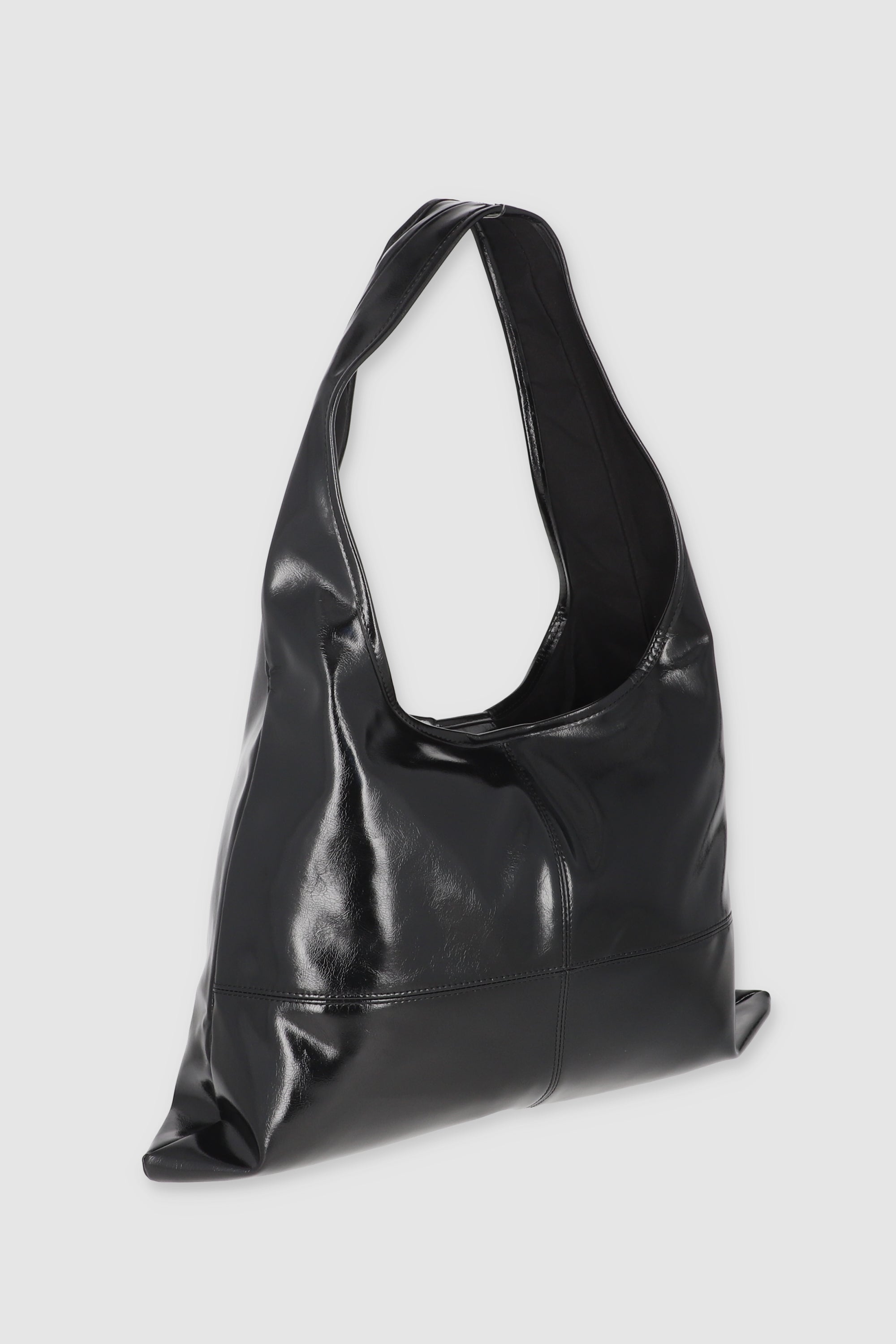 Slouchy shoulder bag BLACK