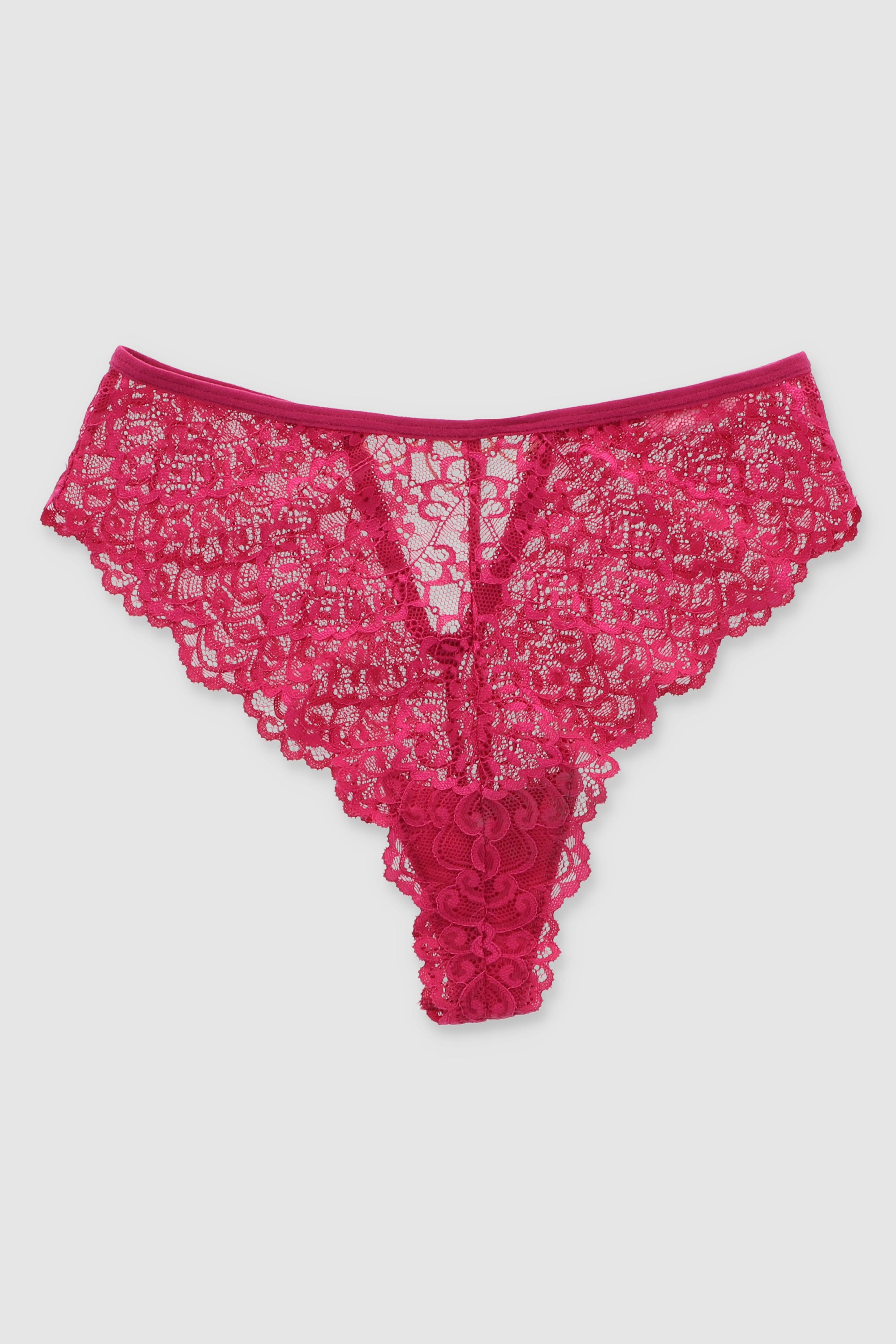 Lace bikini with heart details ROSEWOOD