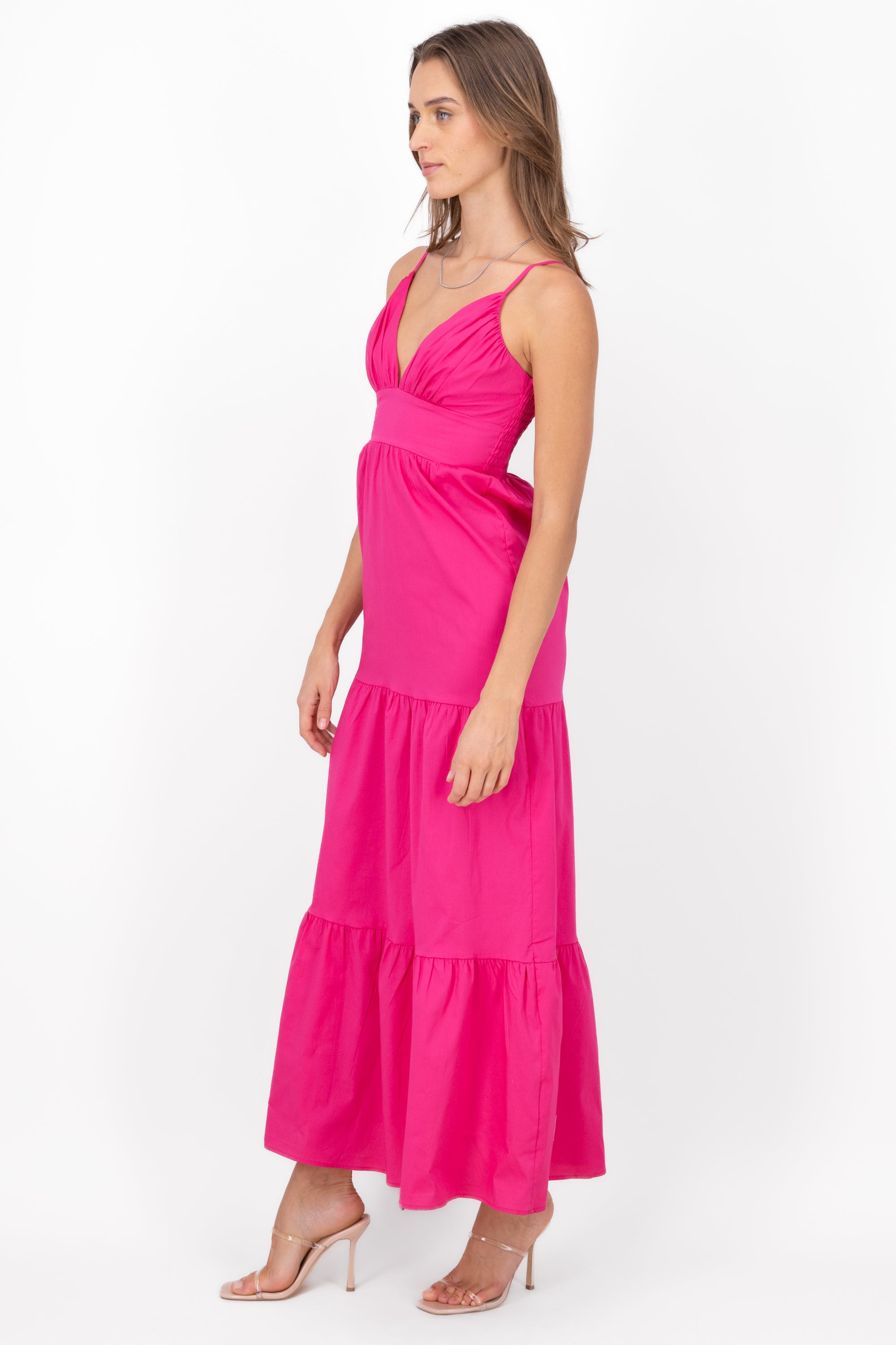 Maxi dress wave braces Fiusha