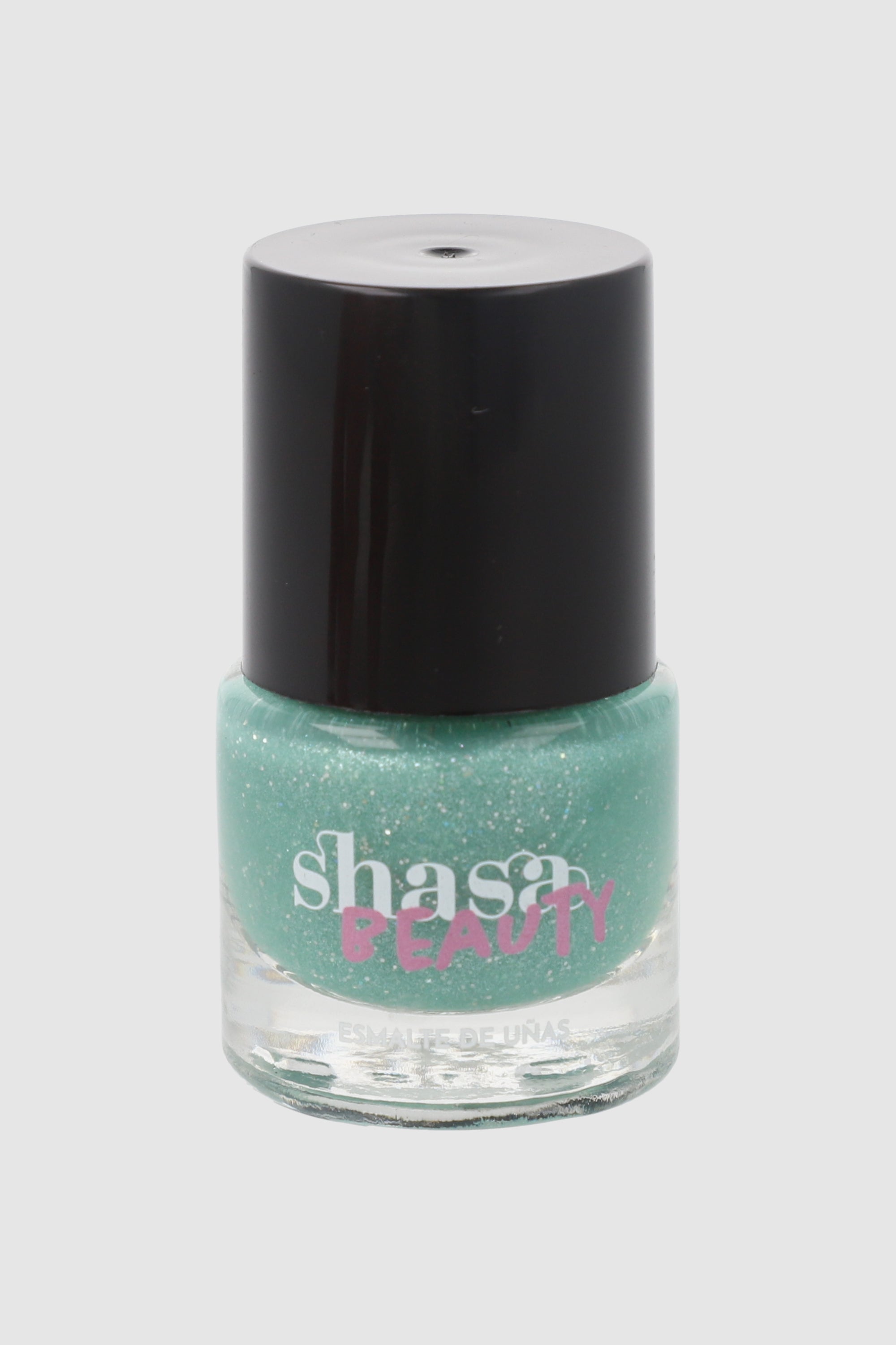 Esmalte arena glitter VERDE CLARO