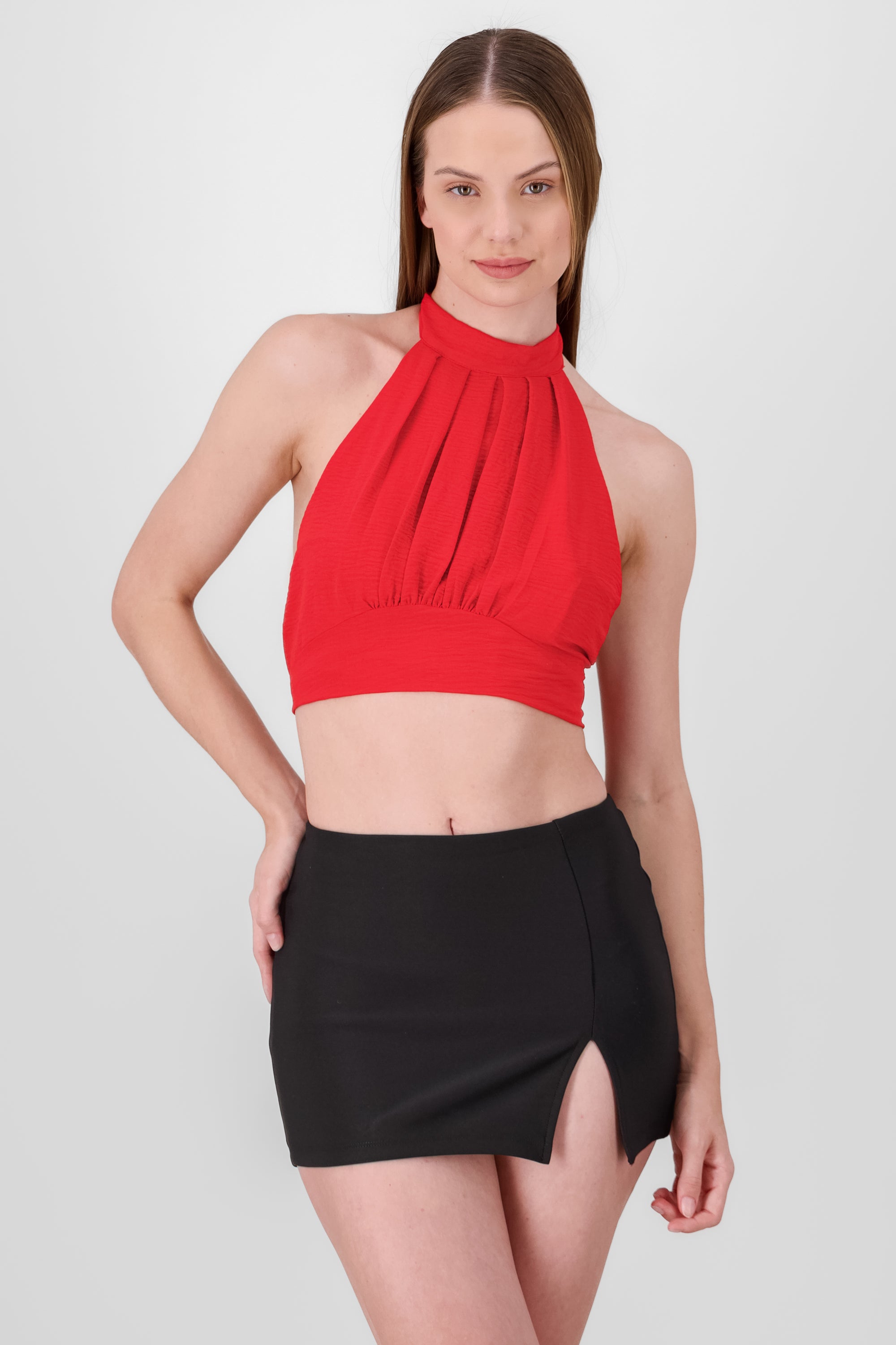 Top Crop Sin Mangas ROJO