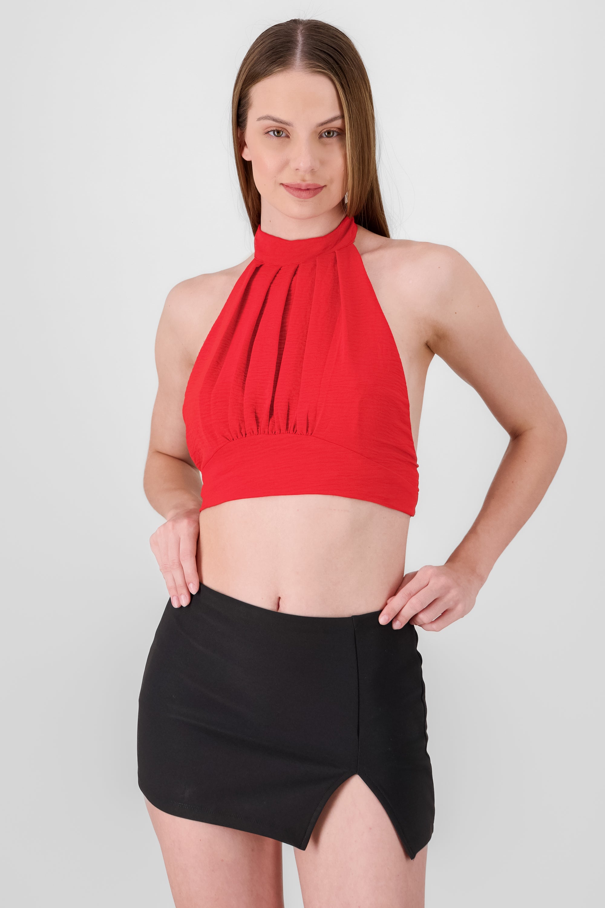 Top Crop Sin Mangas ROJO