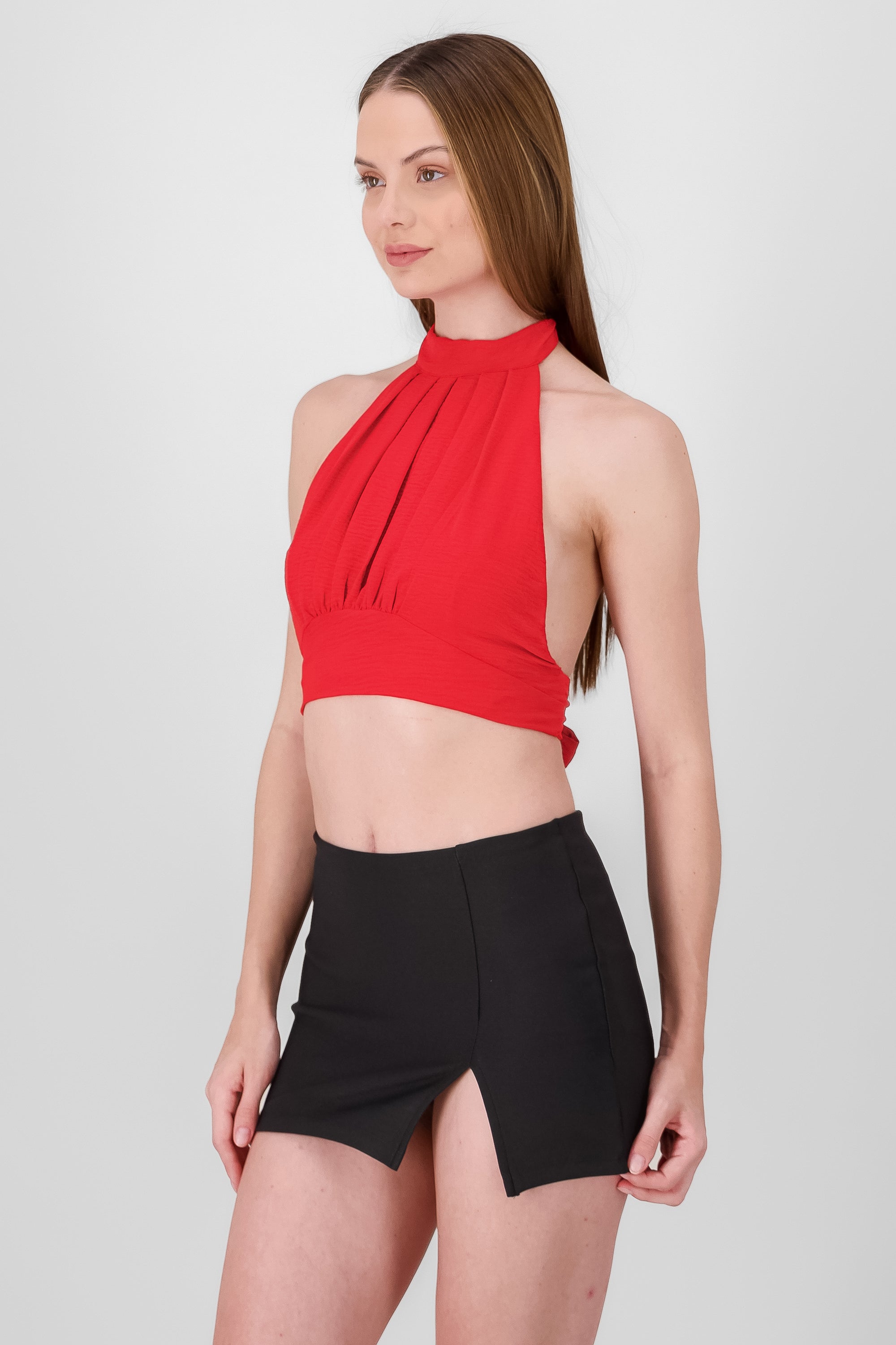 Top Crop Sin Mangas ROJO