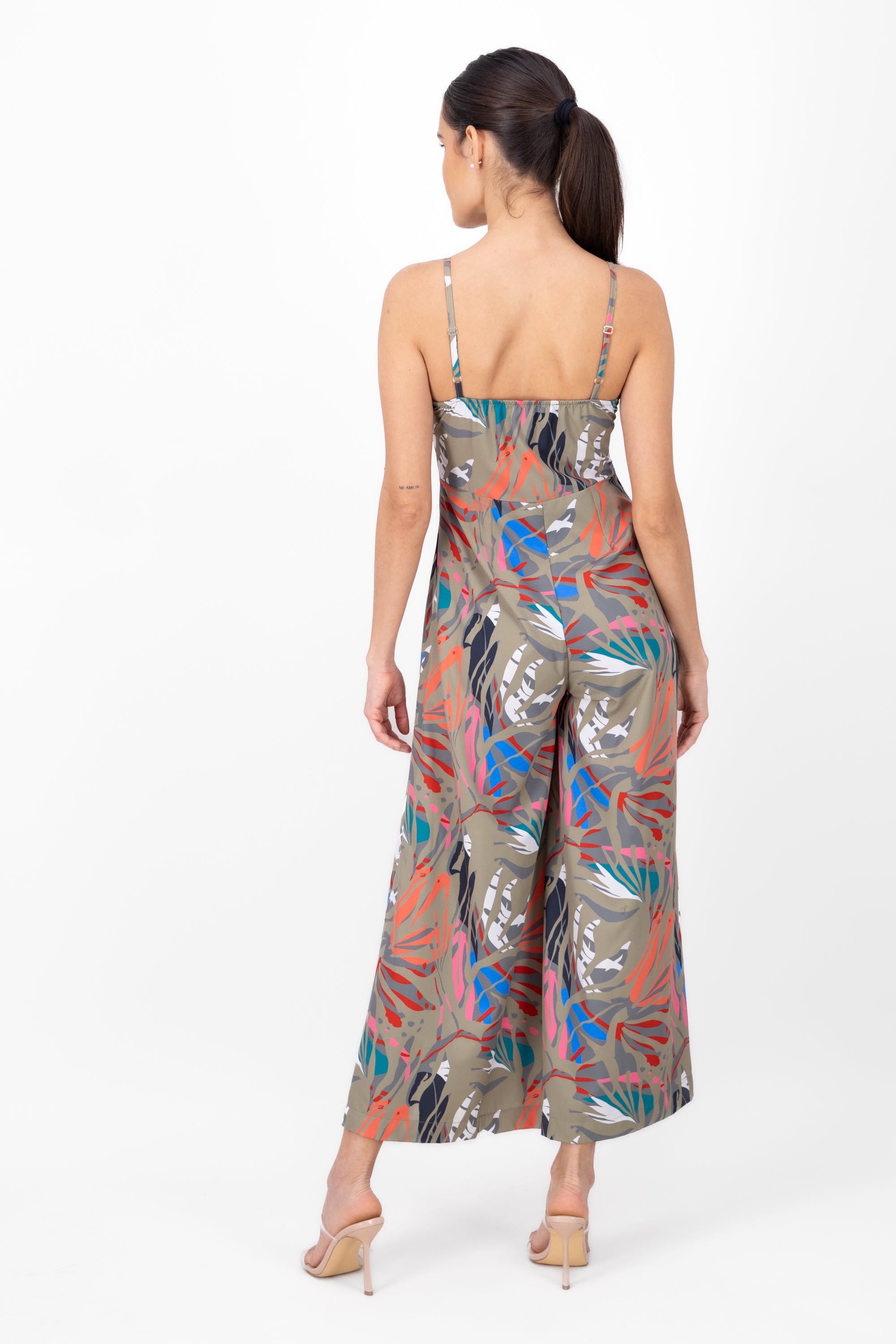 Tropical printed jumpit Sage
