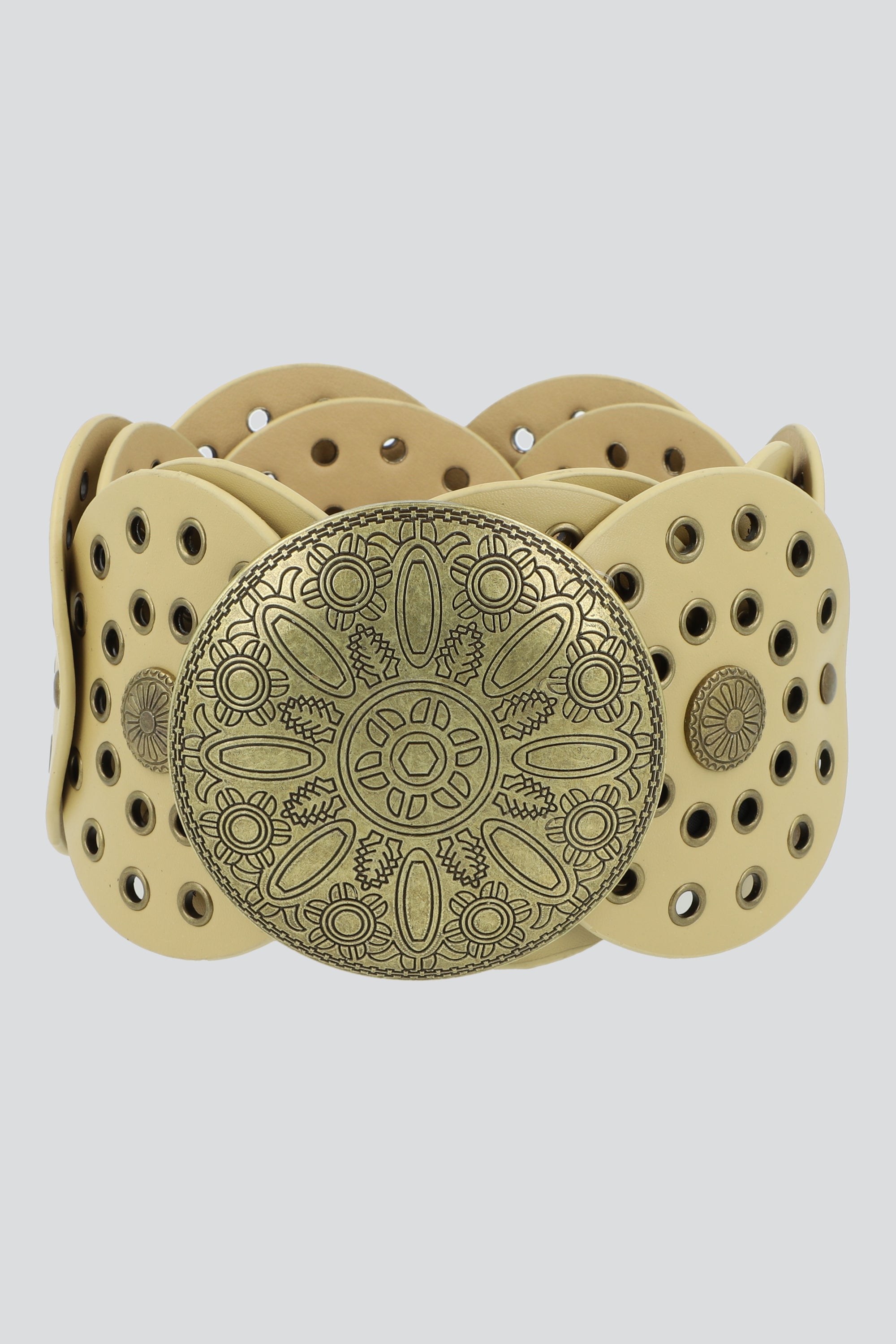 Cinturon boho circulos eyelets ARENA