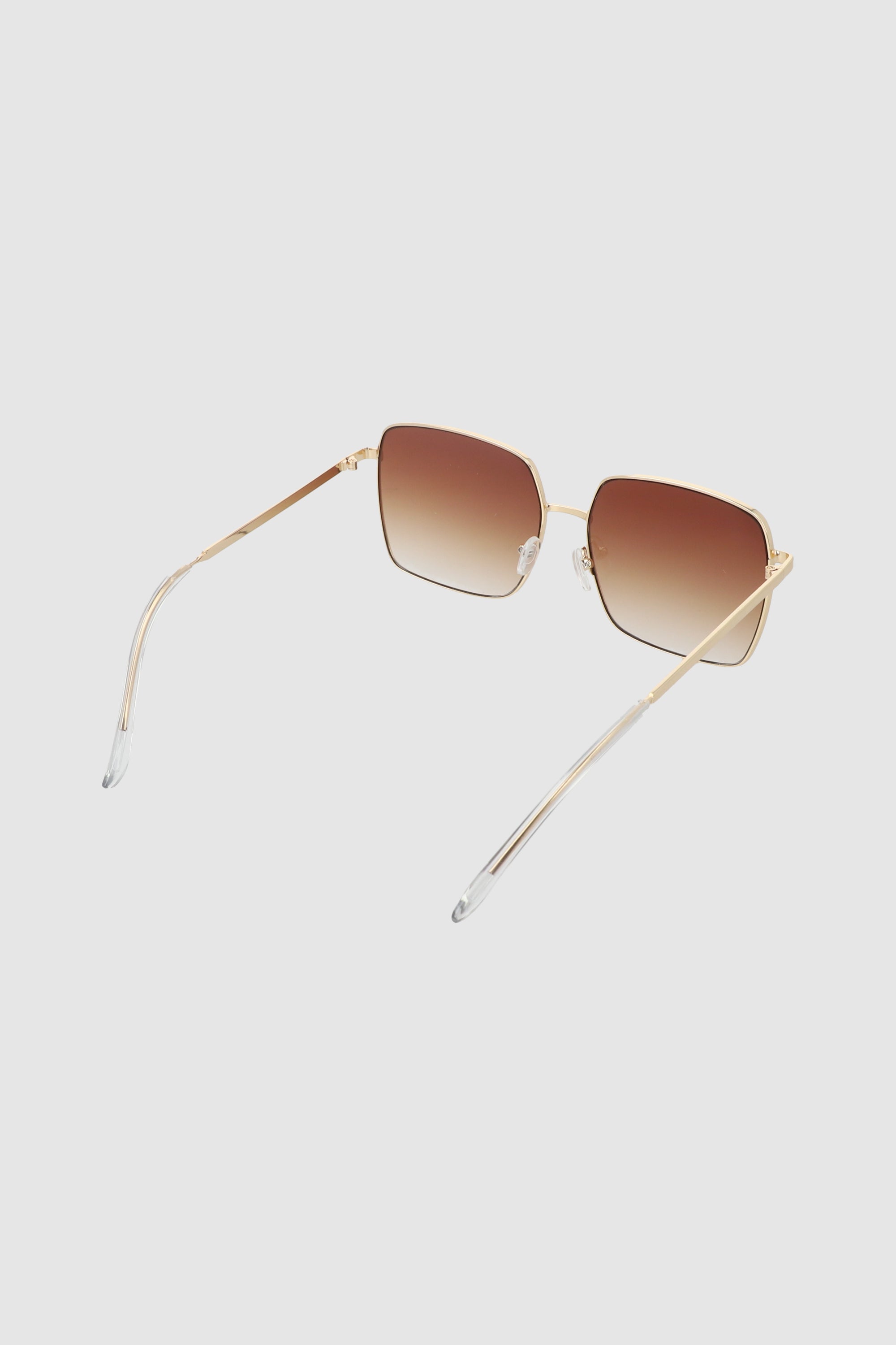 Oversized lenses Filo metal COFFEE