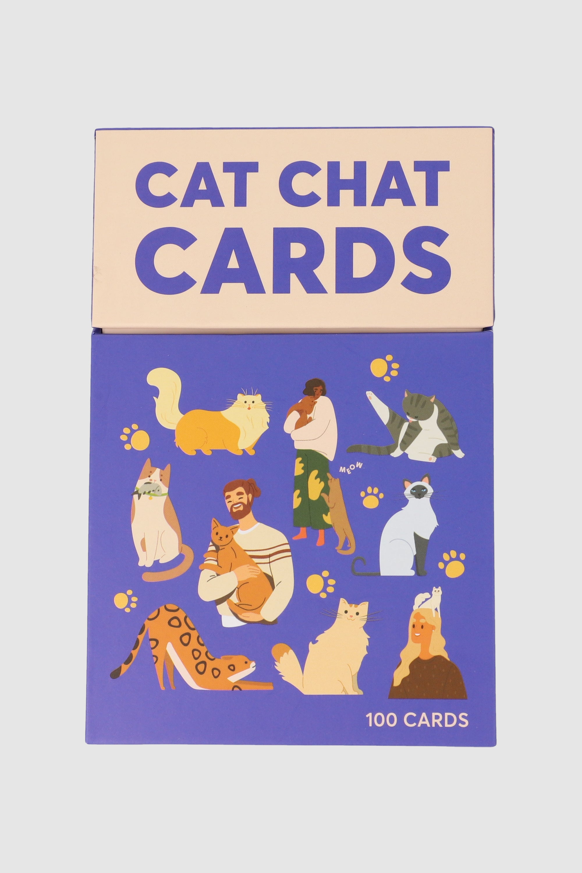 Set 100 cat cards PURPLE