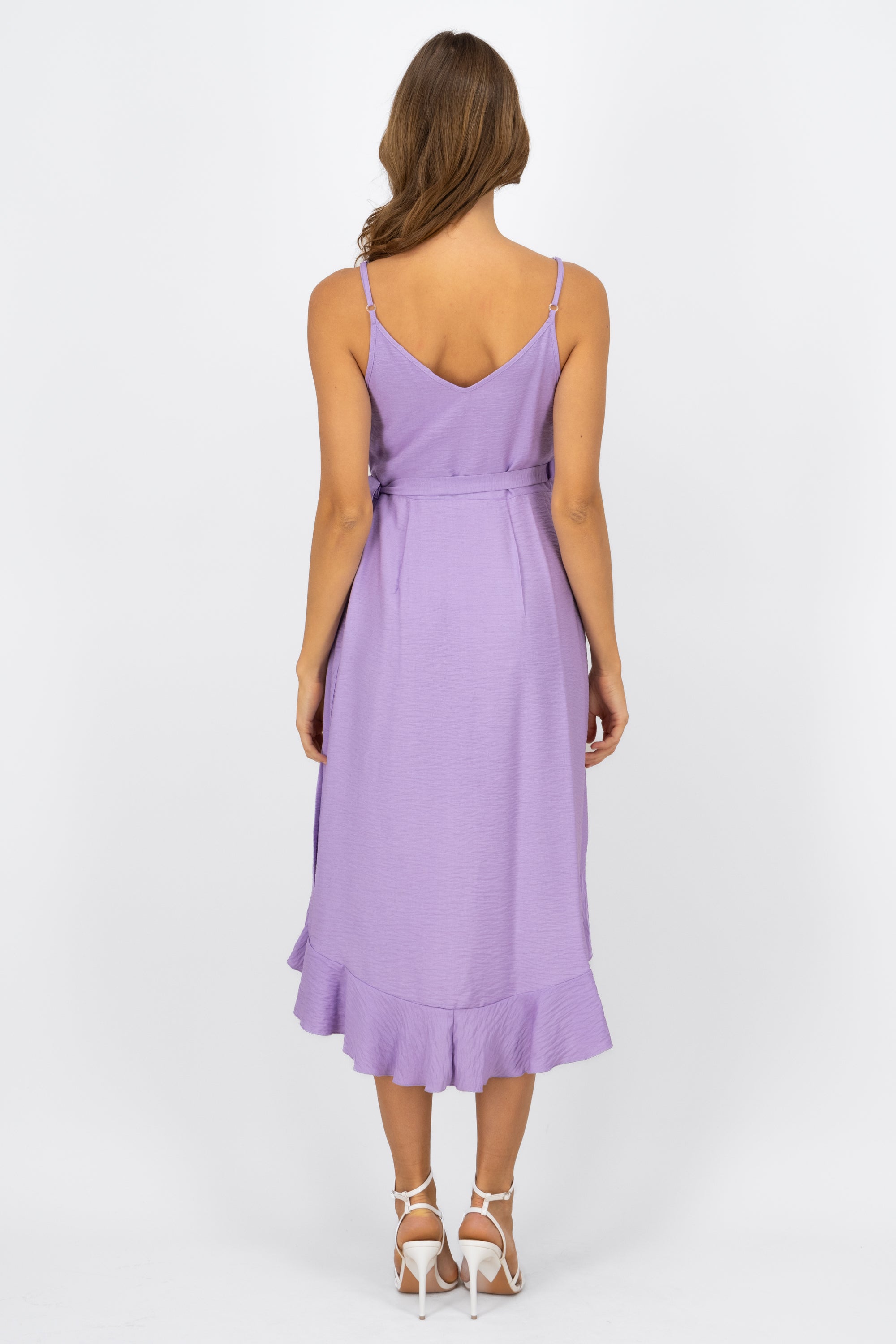 Olanes enveloping dress LILAC