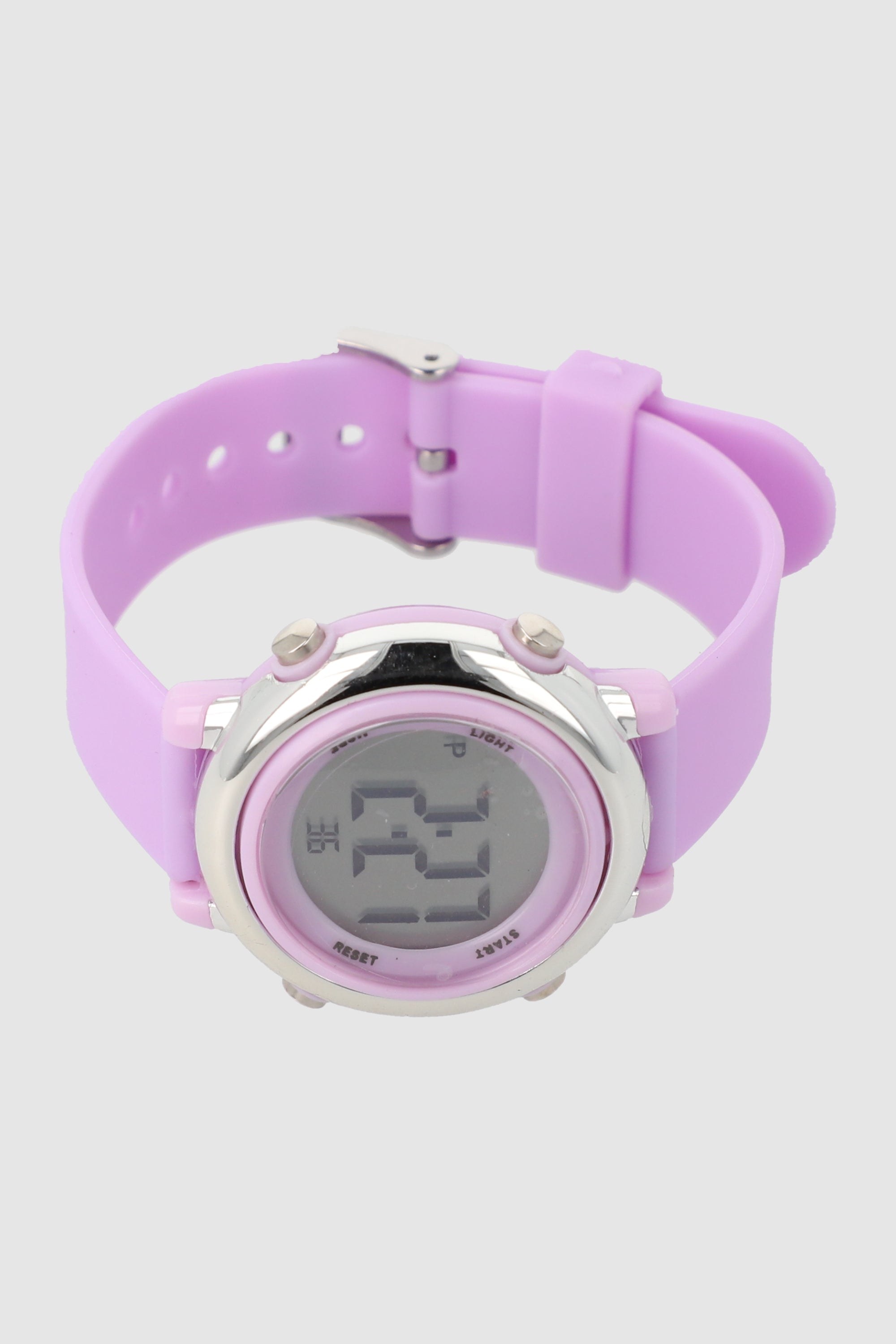 Reloj color plastico LILA