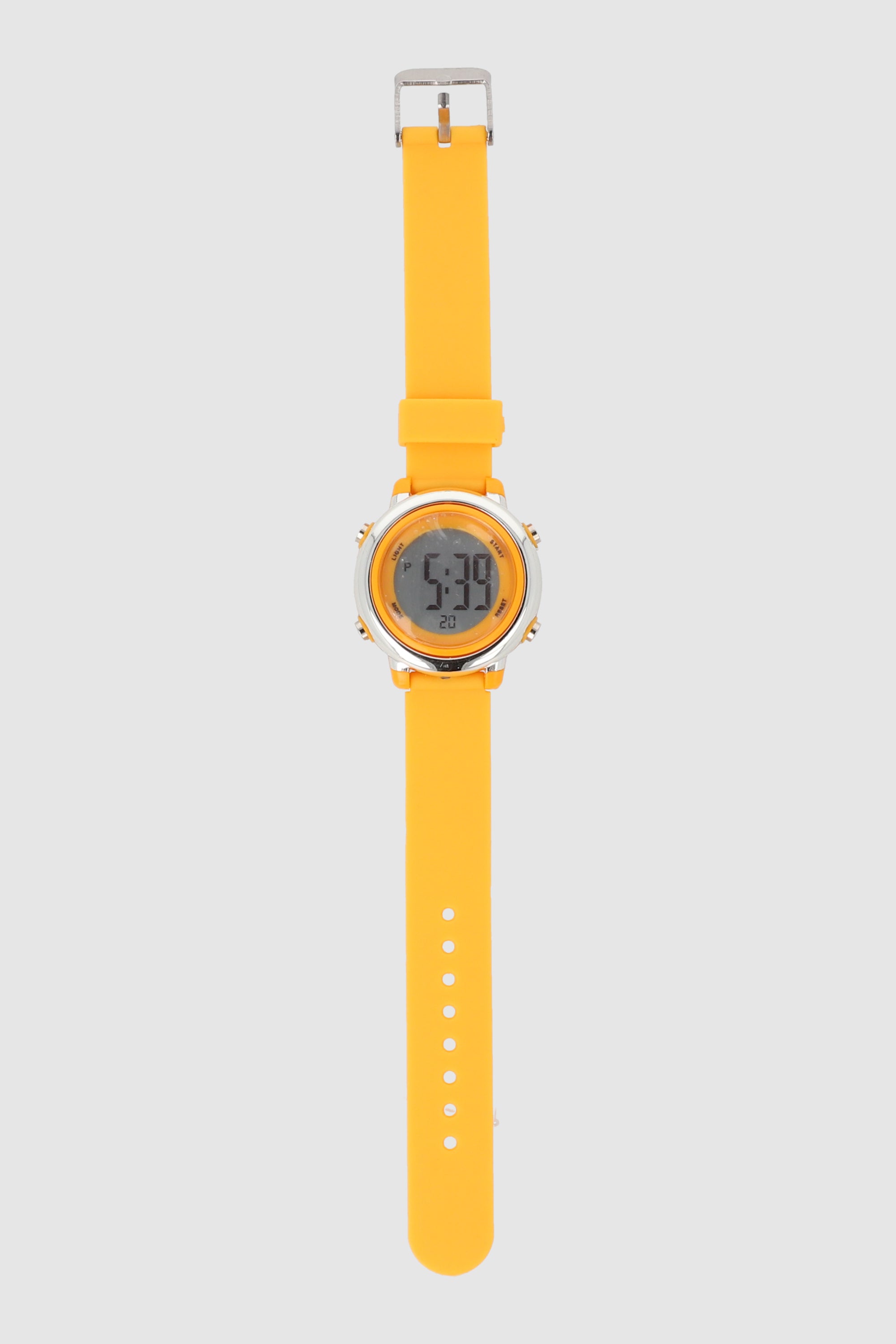 Reloj color plastico NARANJA