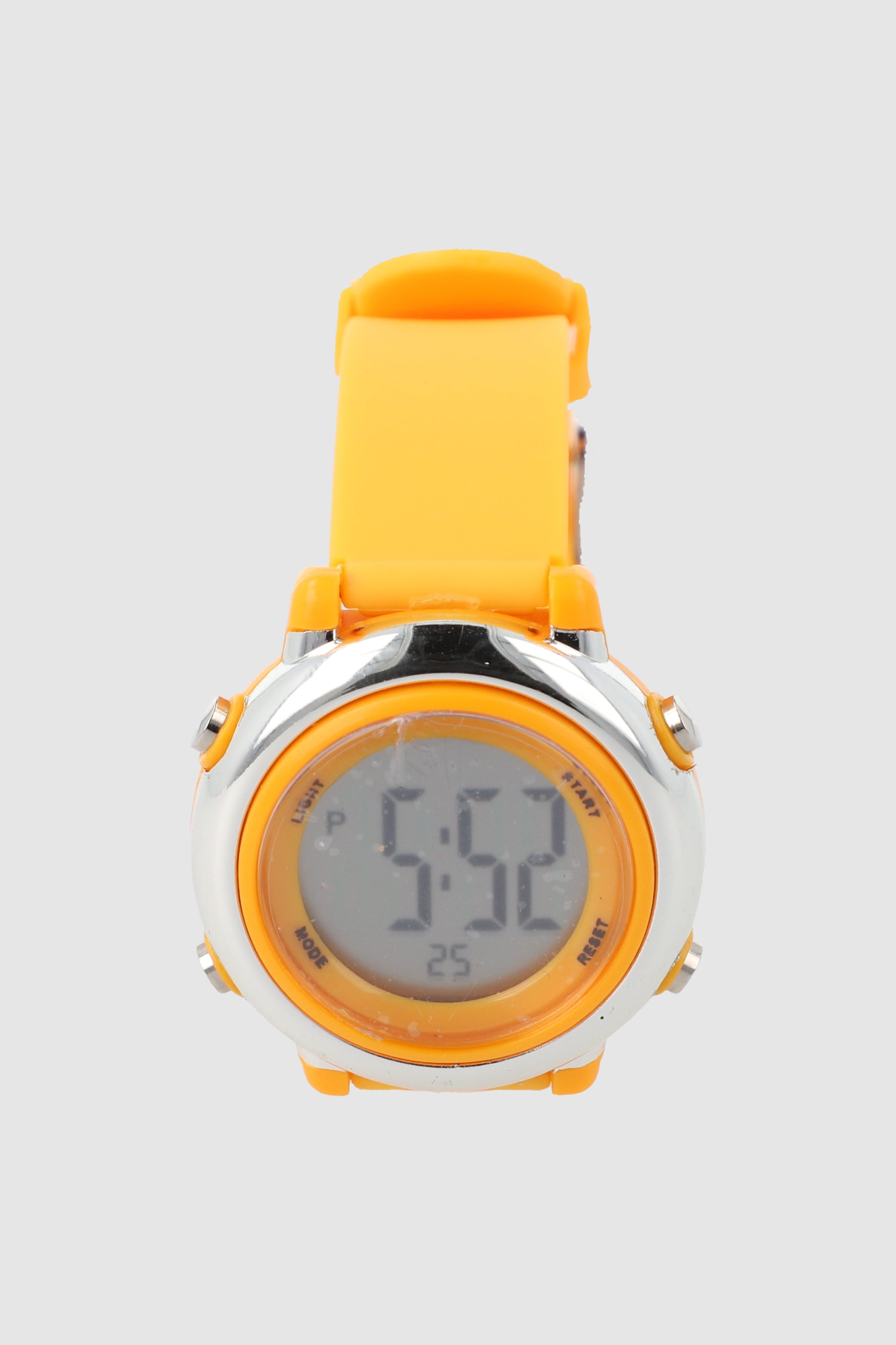 Reloj color plastico NARANJA