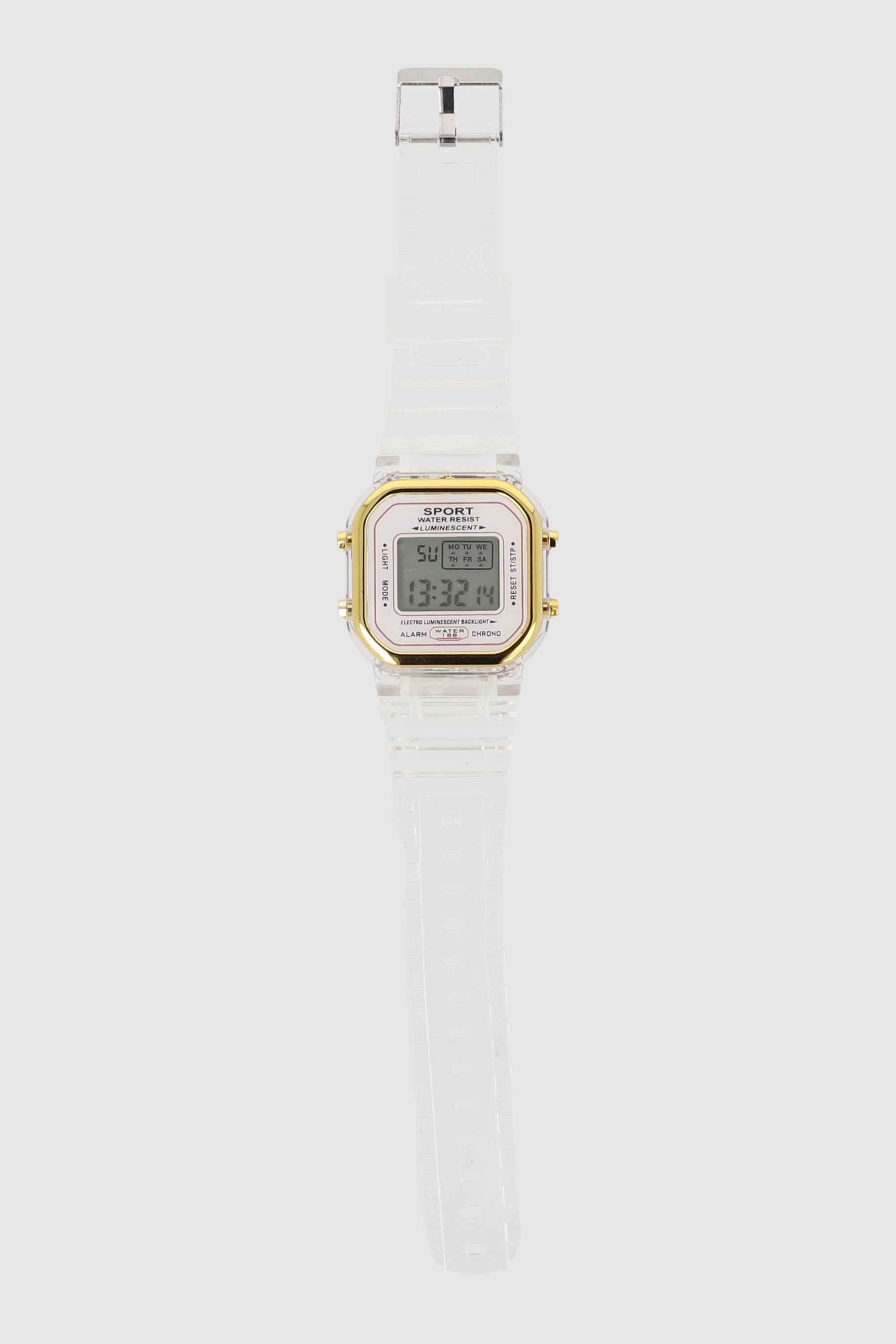 Reloj cuadrado retro ORO