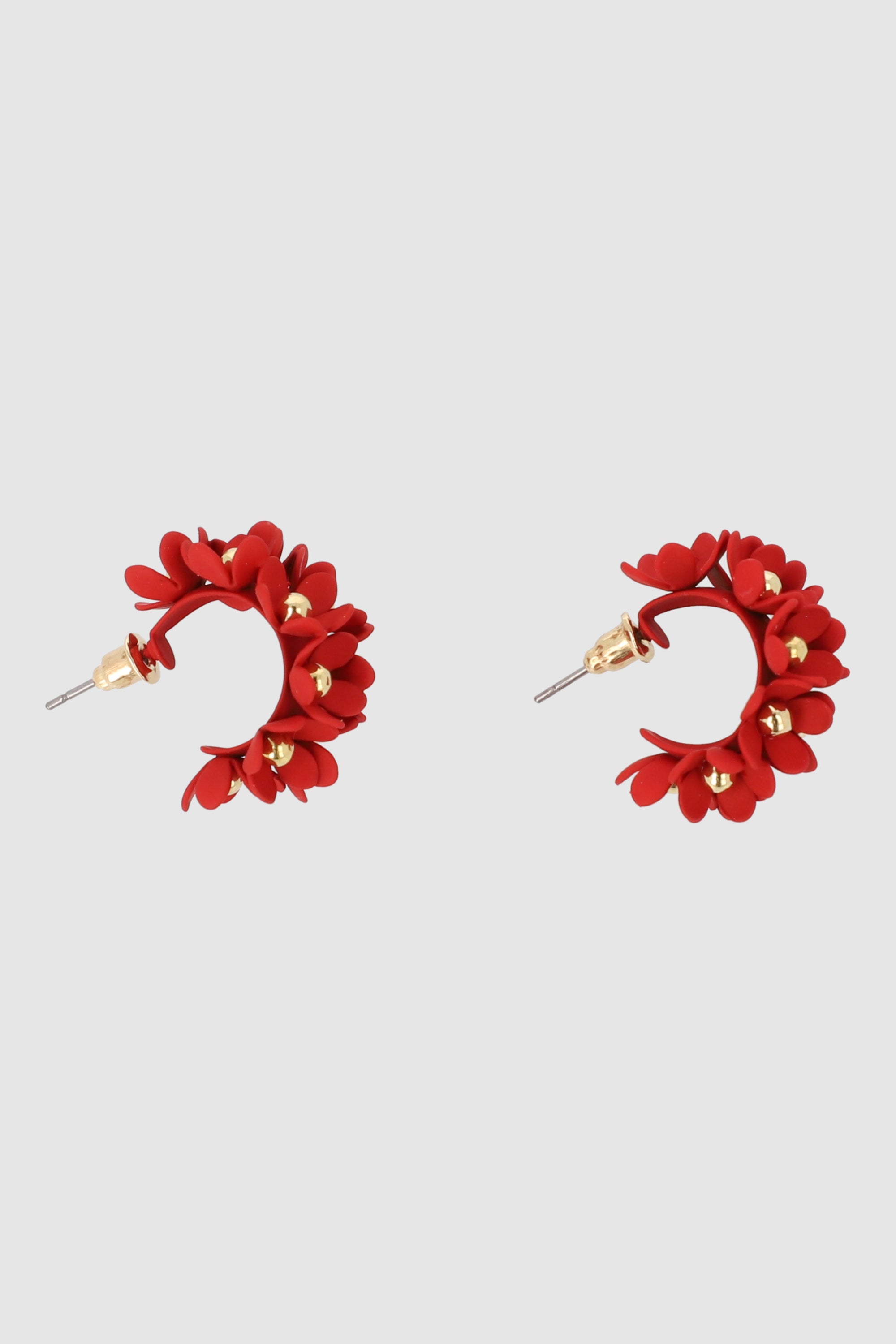 Multi Color Flowers Sranged RED