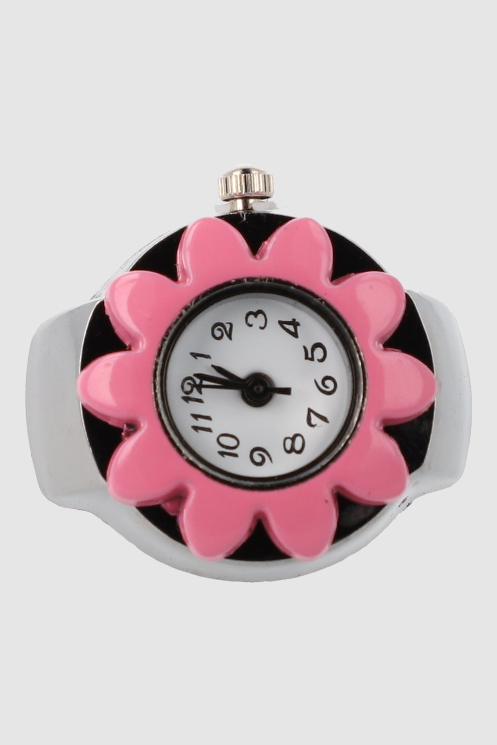 Anillo reloj flor color ROSA