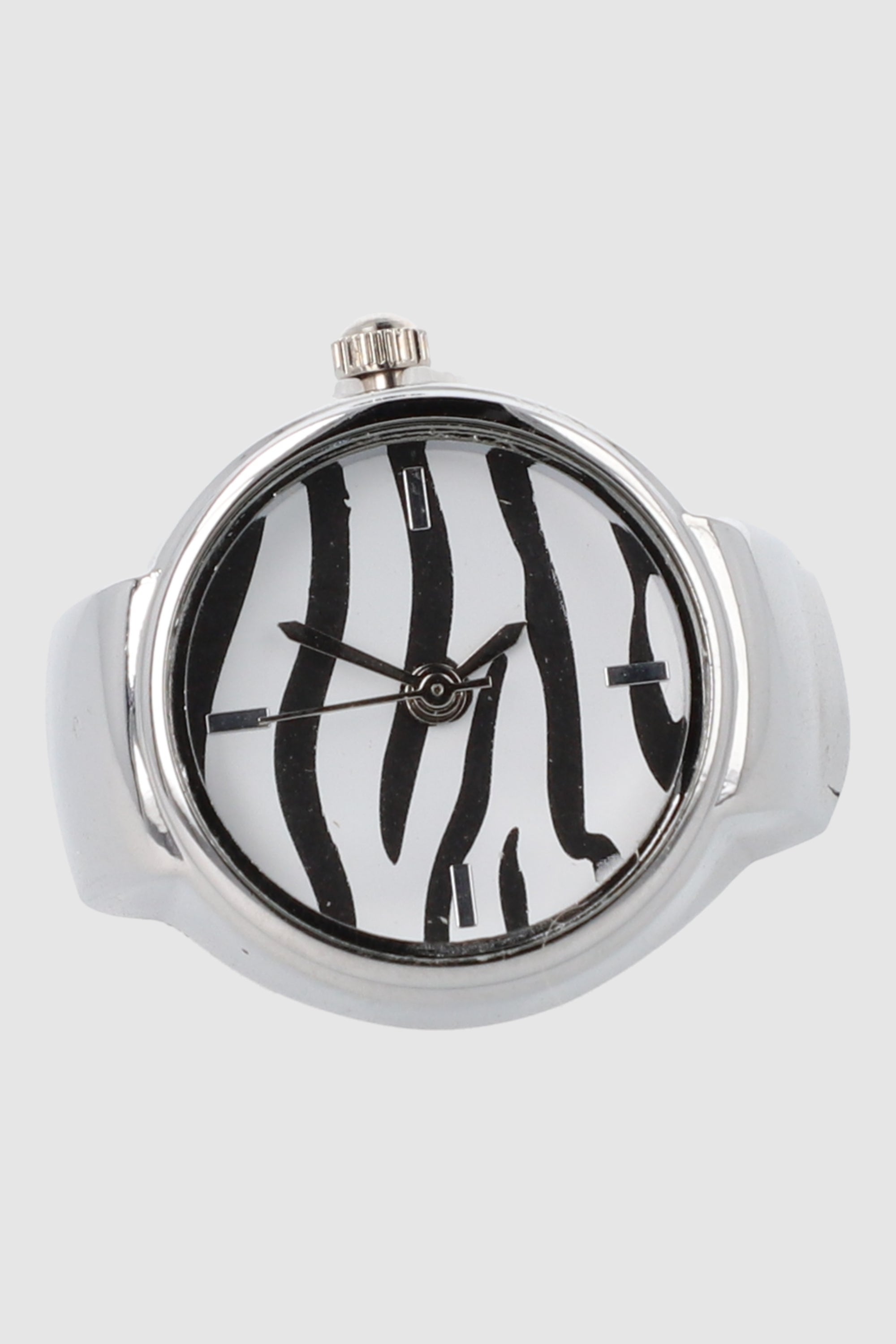 Cebra watch ring SILVER