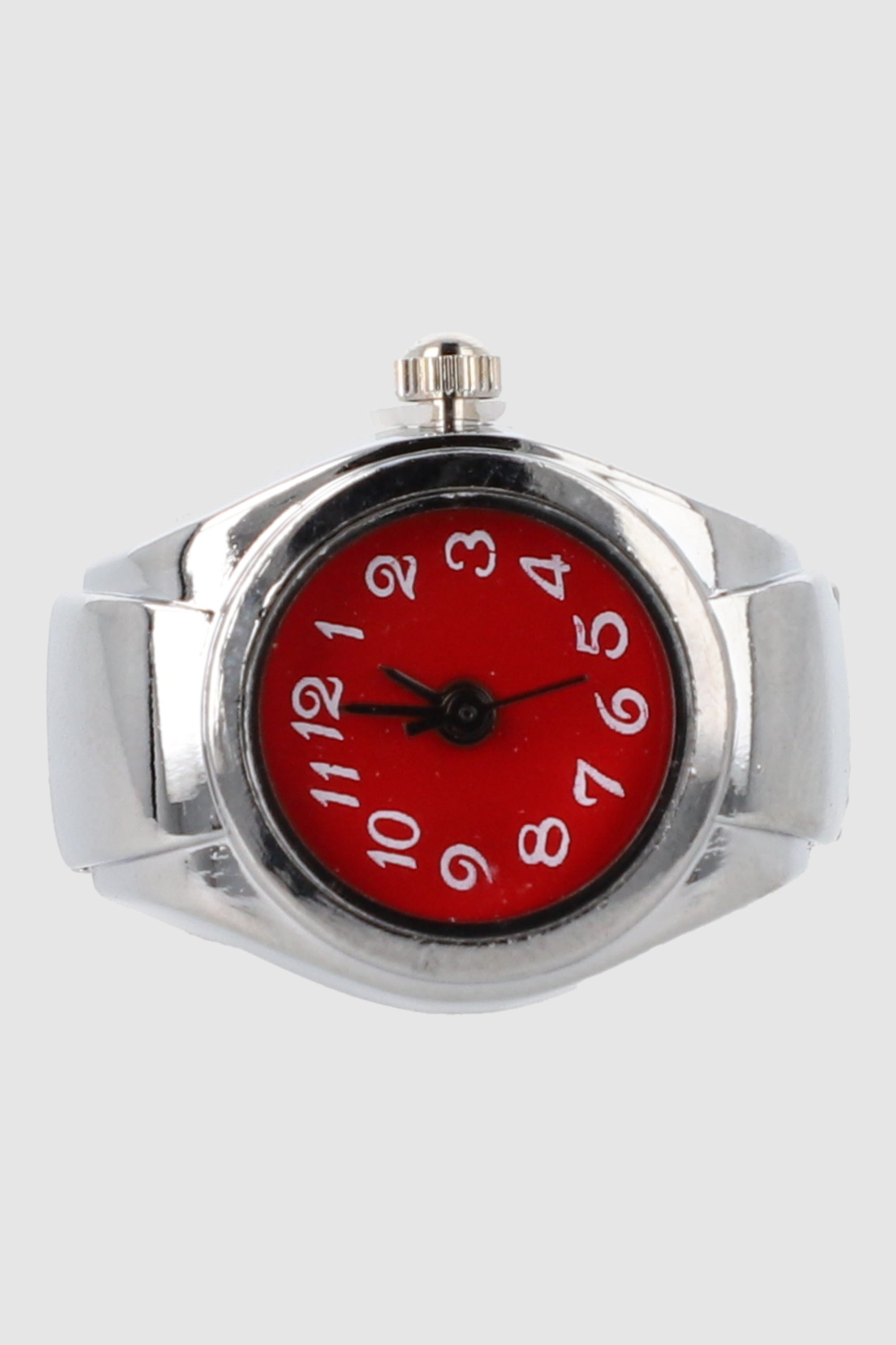 Ring Color face watch RED