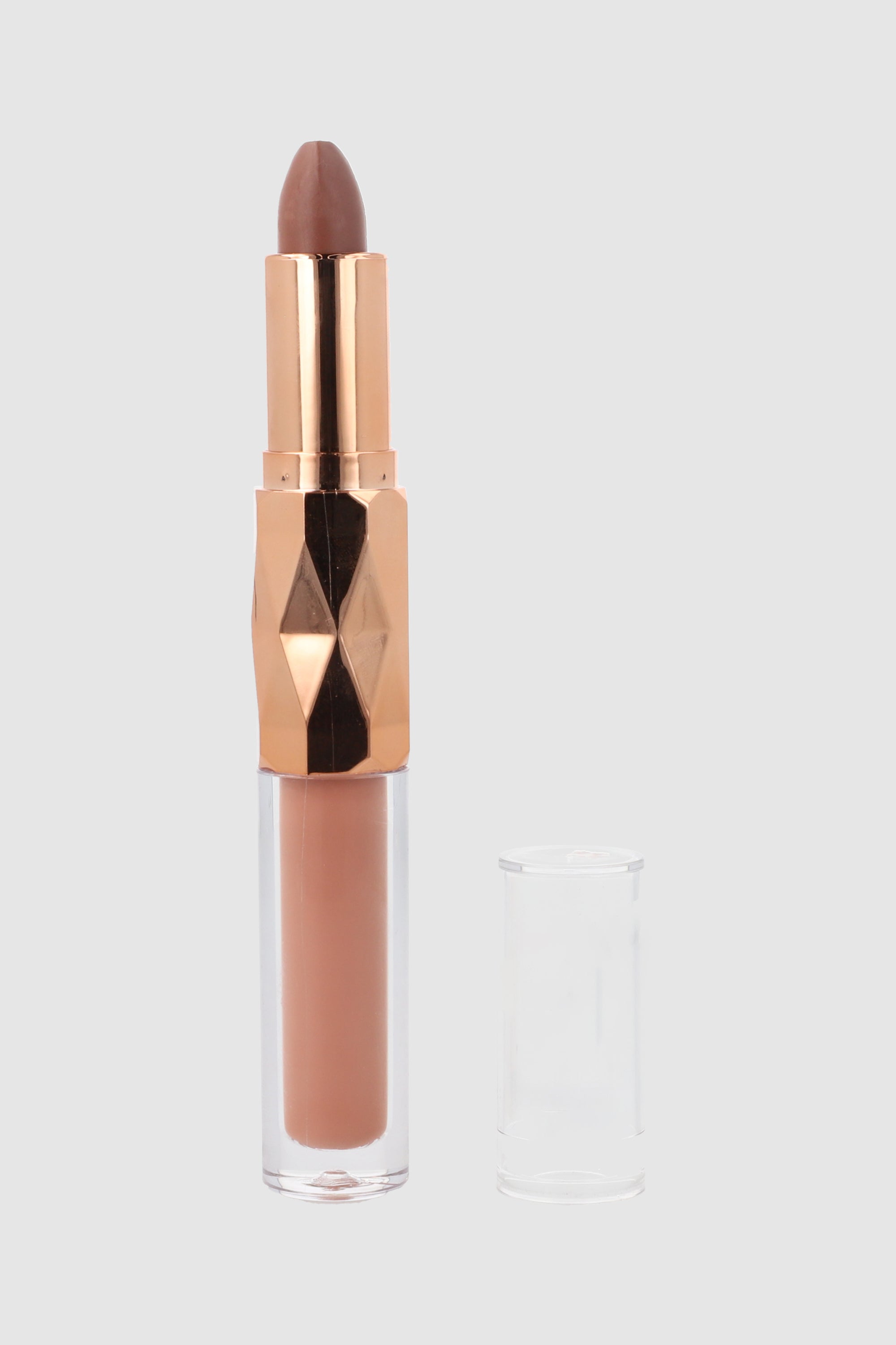 Lipstick mate con lipgloss NUDE