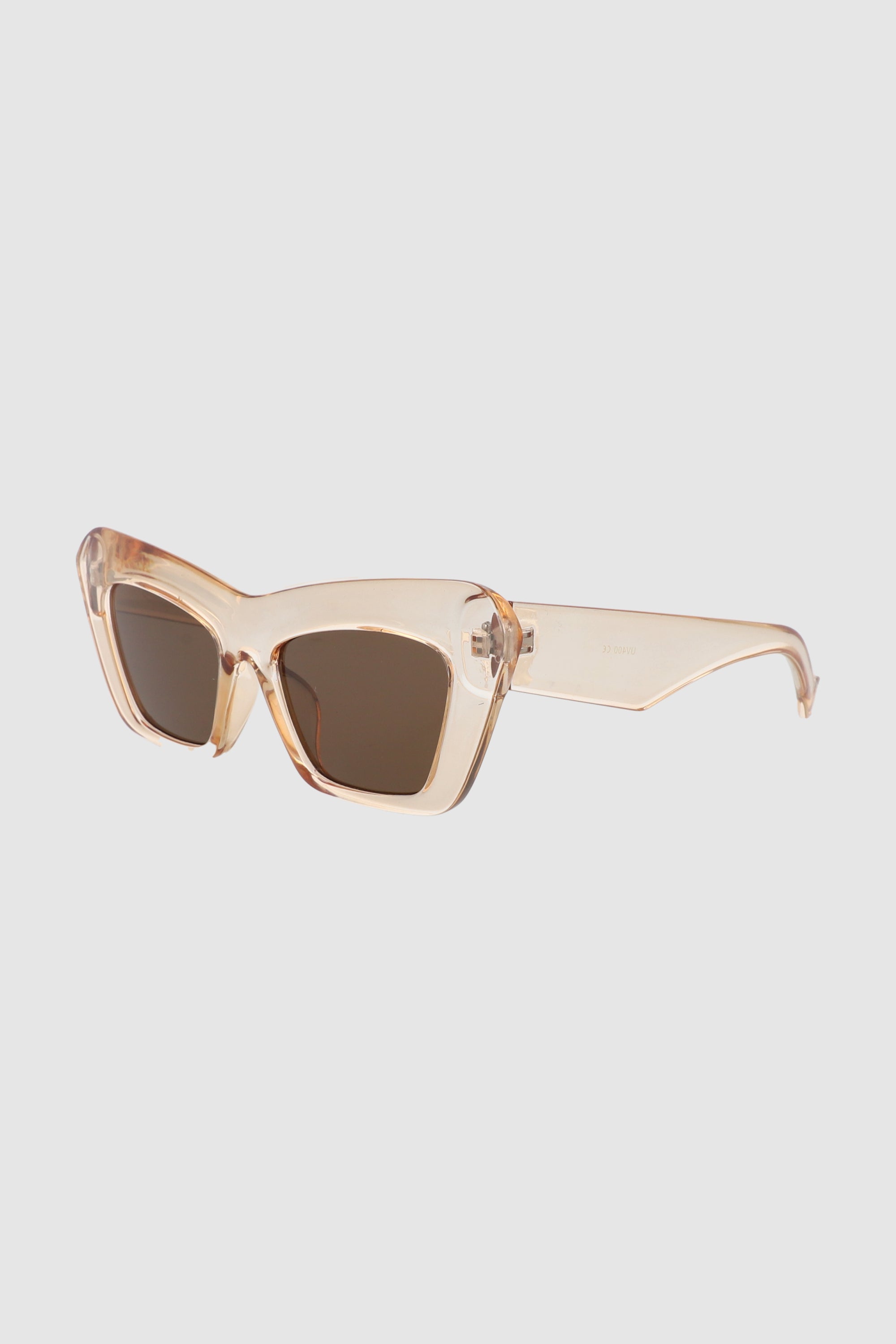 Cateye oversize lenses Nude