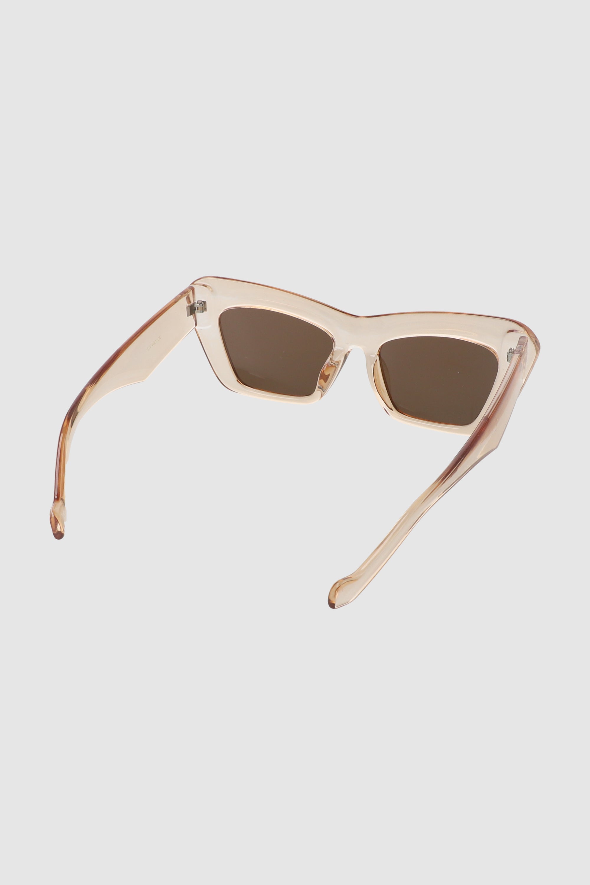 Cateye oversize lenses Nude