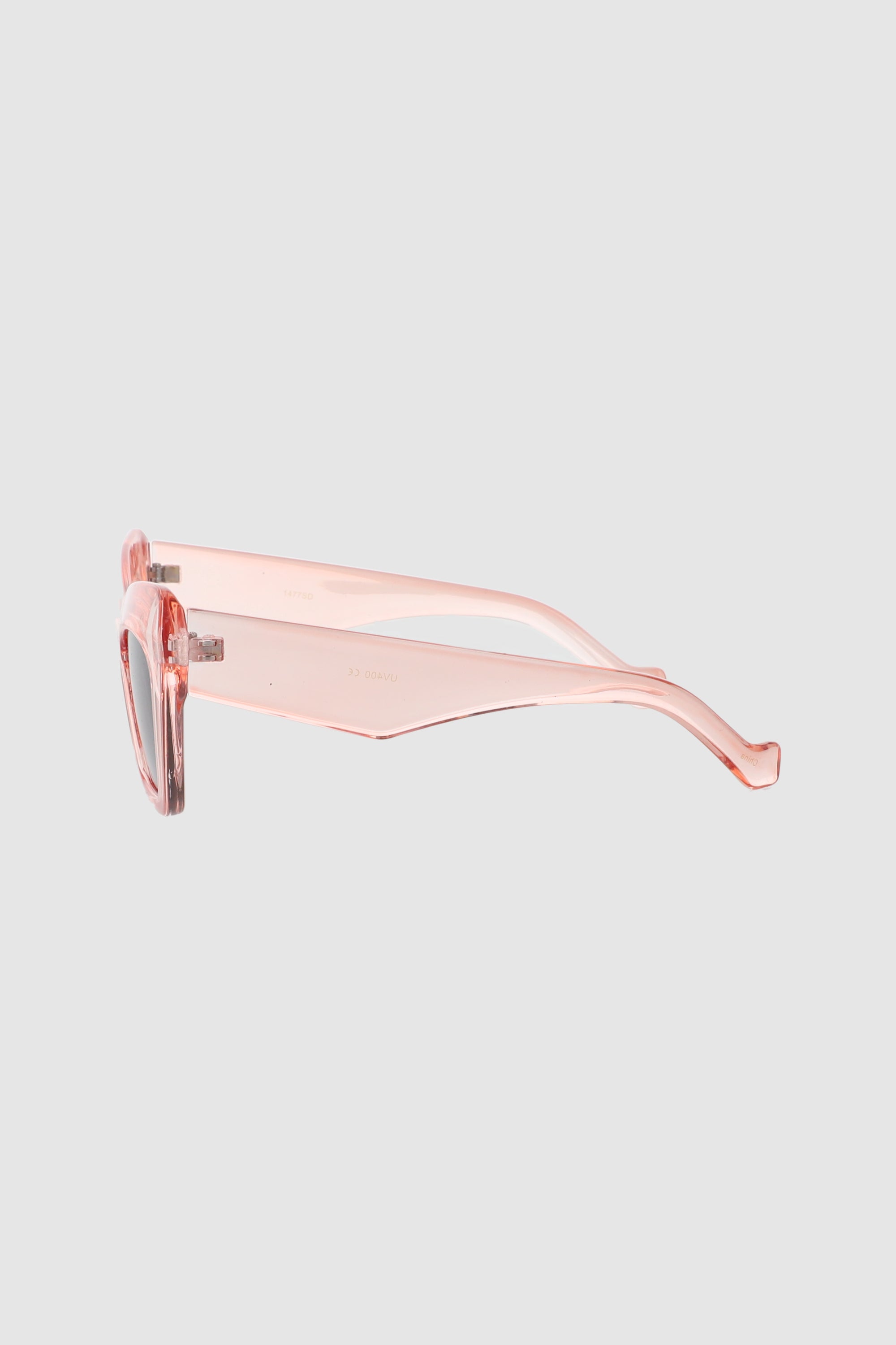 Cateye oversize lenses Blush