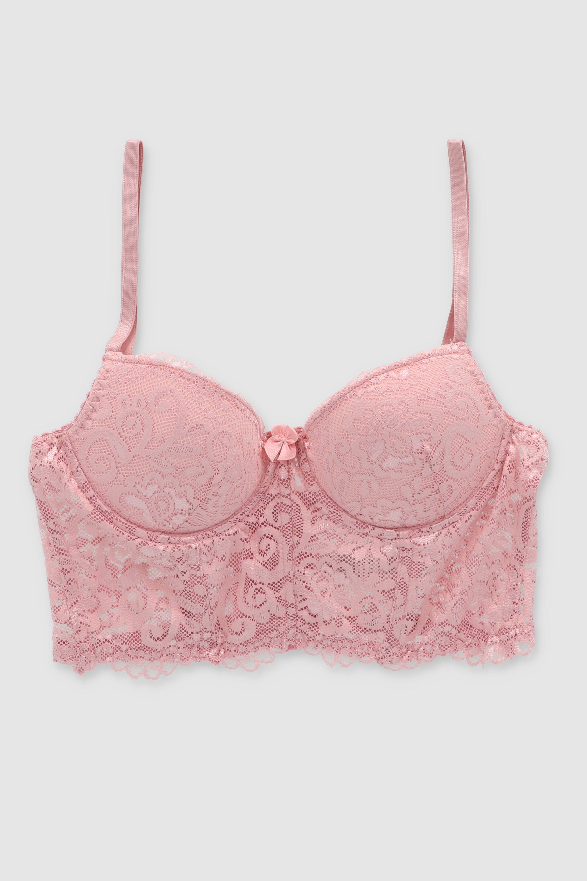 Bra de encaje a la cintura PALO DE ROSA