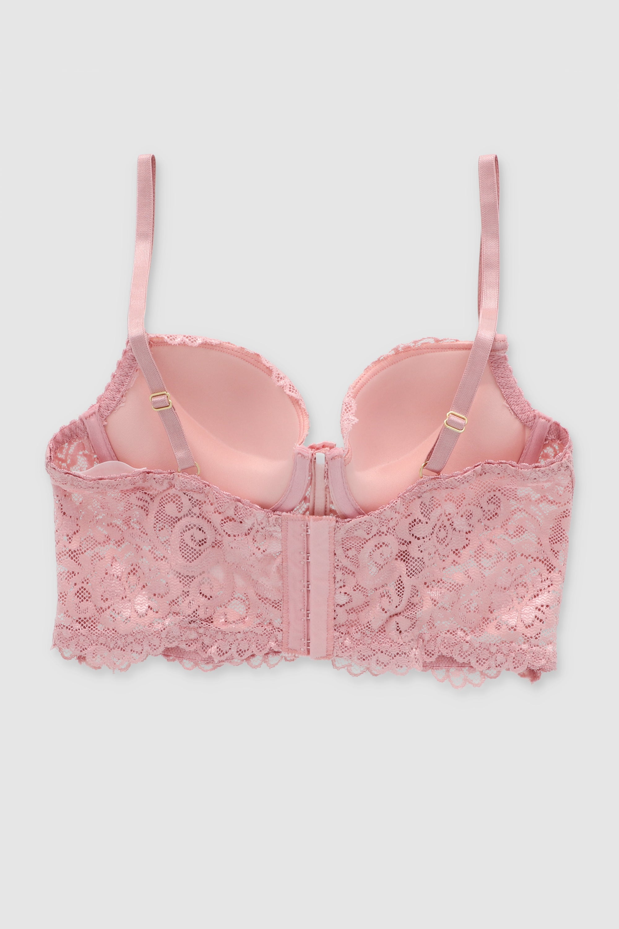 Bra de encaje a la cintura PALO DE ROSA