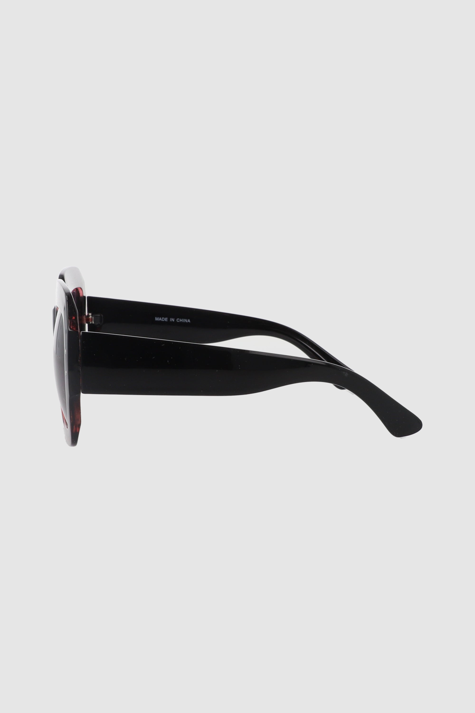 OVERSIZE CONTRAST LENTS BLACK