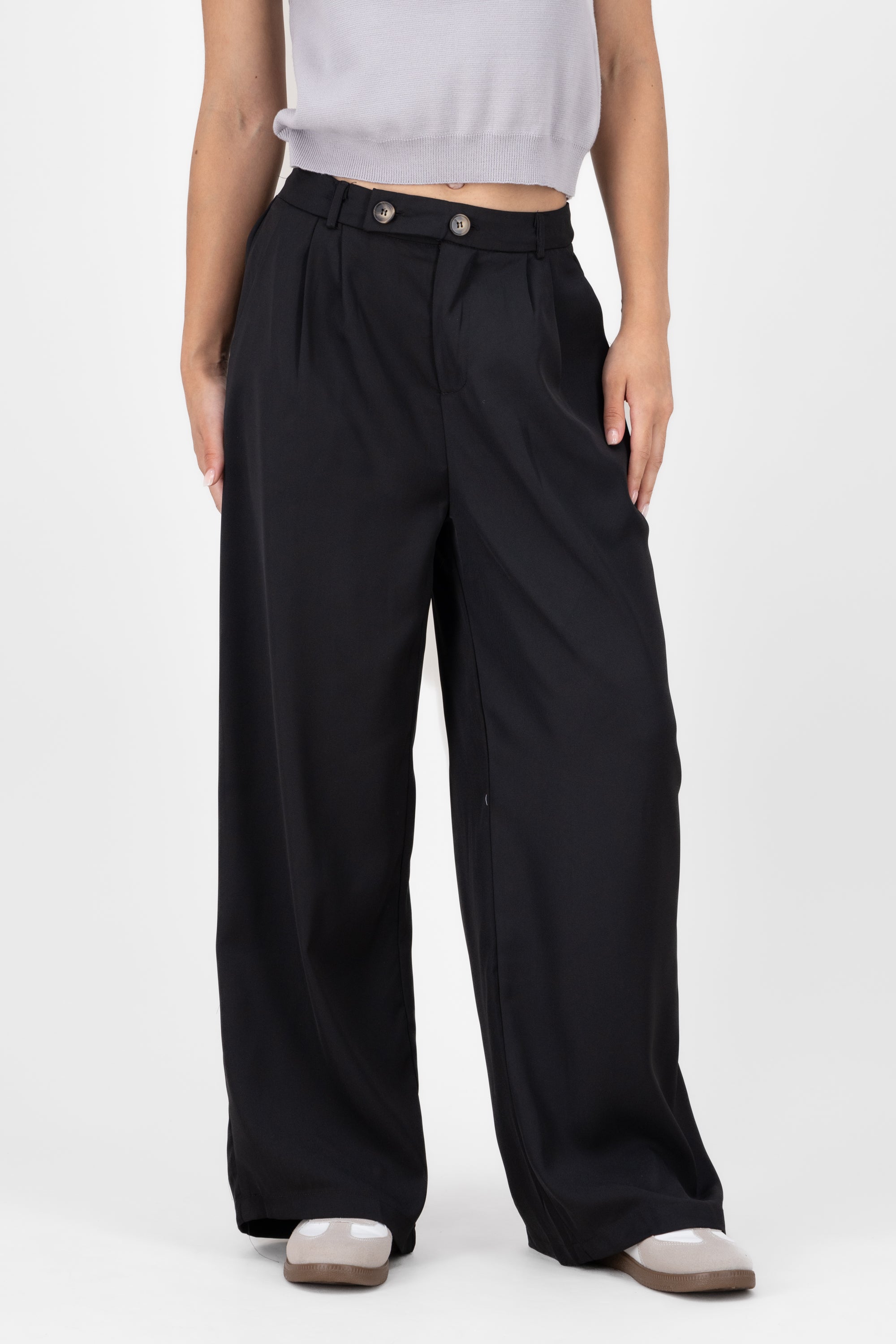 Pantalon sastre doble boton Hypsters NEGRO