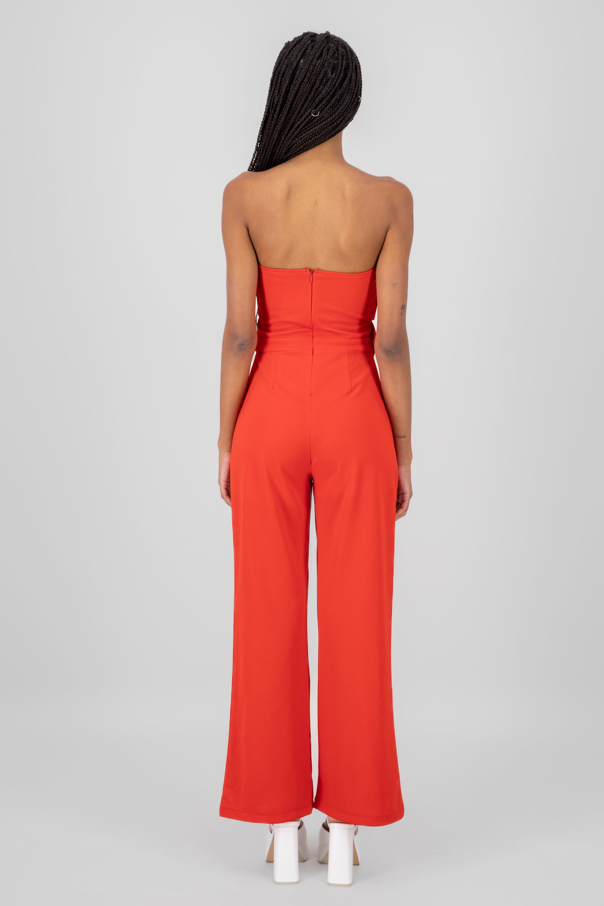 Jumpsuit strapless moño top Hypsters ROJO