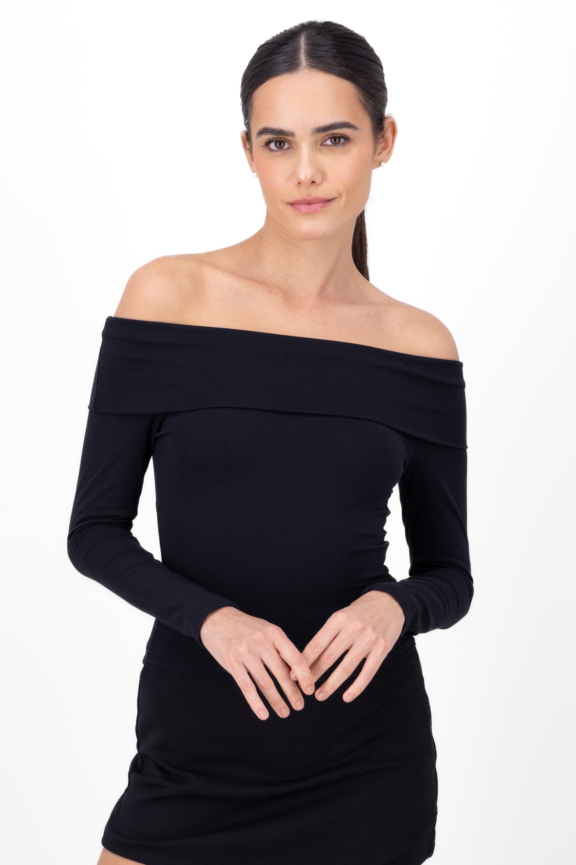 Top manga long shoulders discovered BLACK