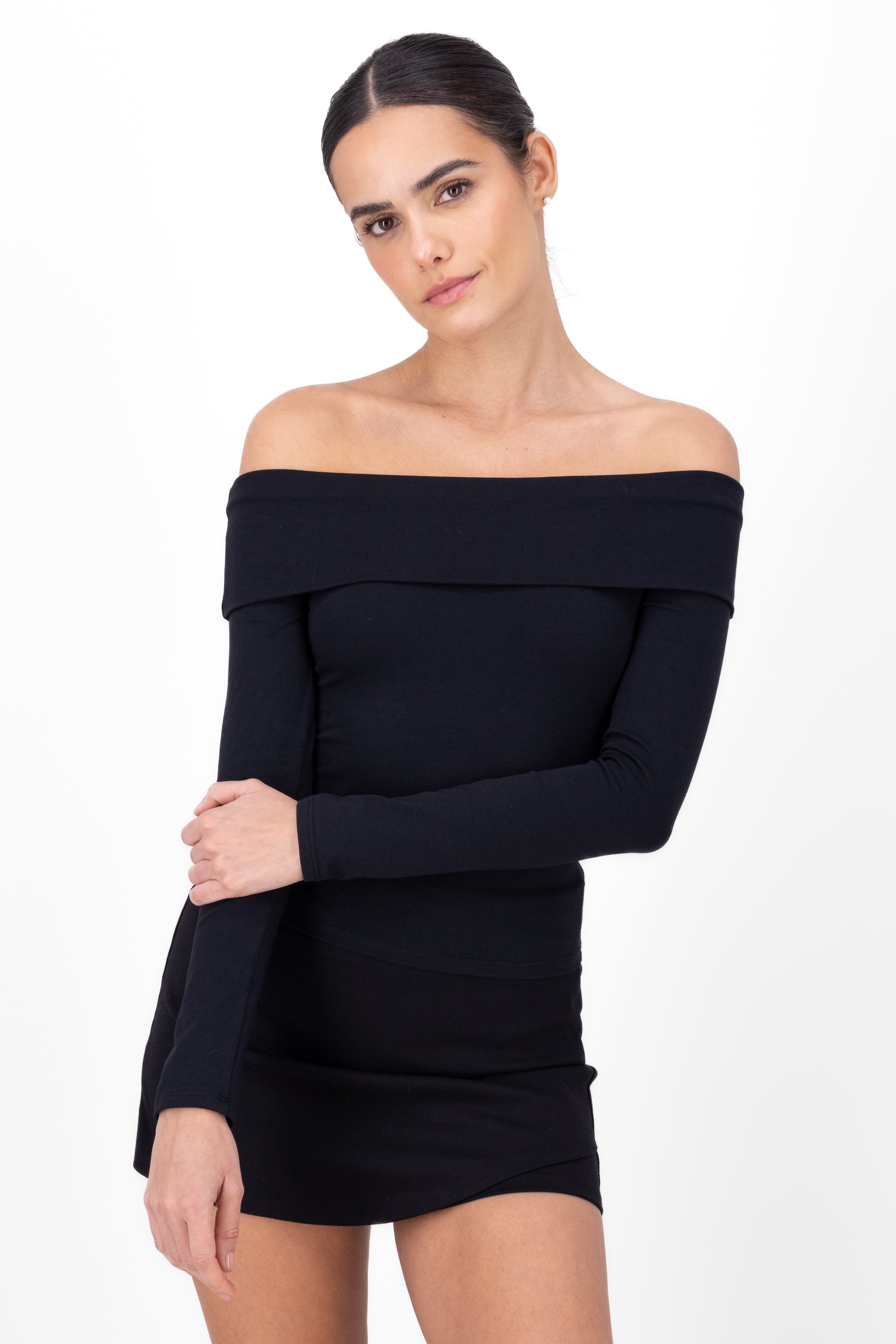 Top manga long shoulders discovered BLACK