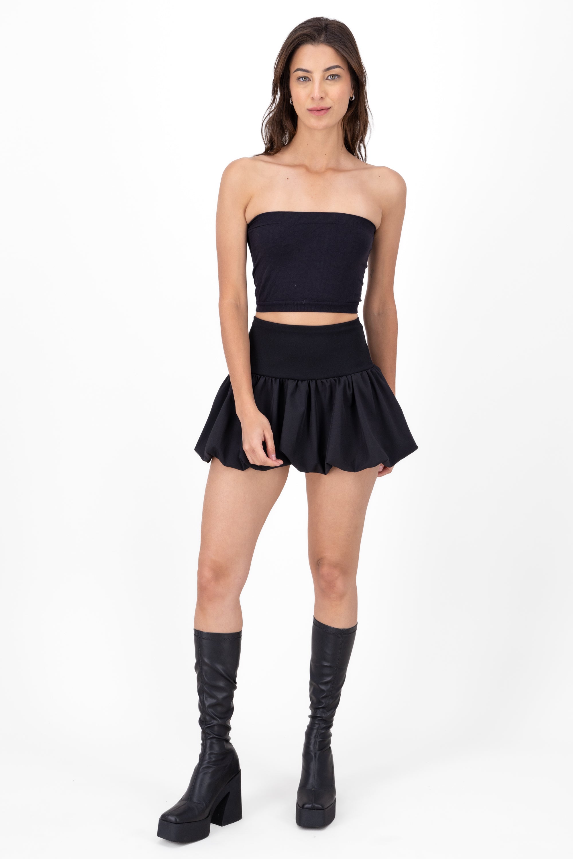 Mini Globe skirt BLACK