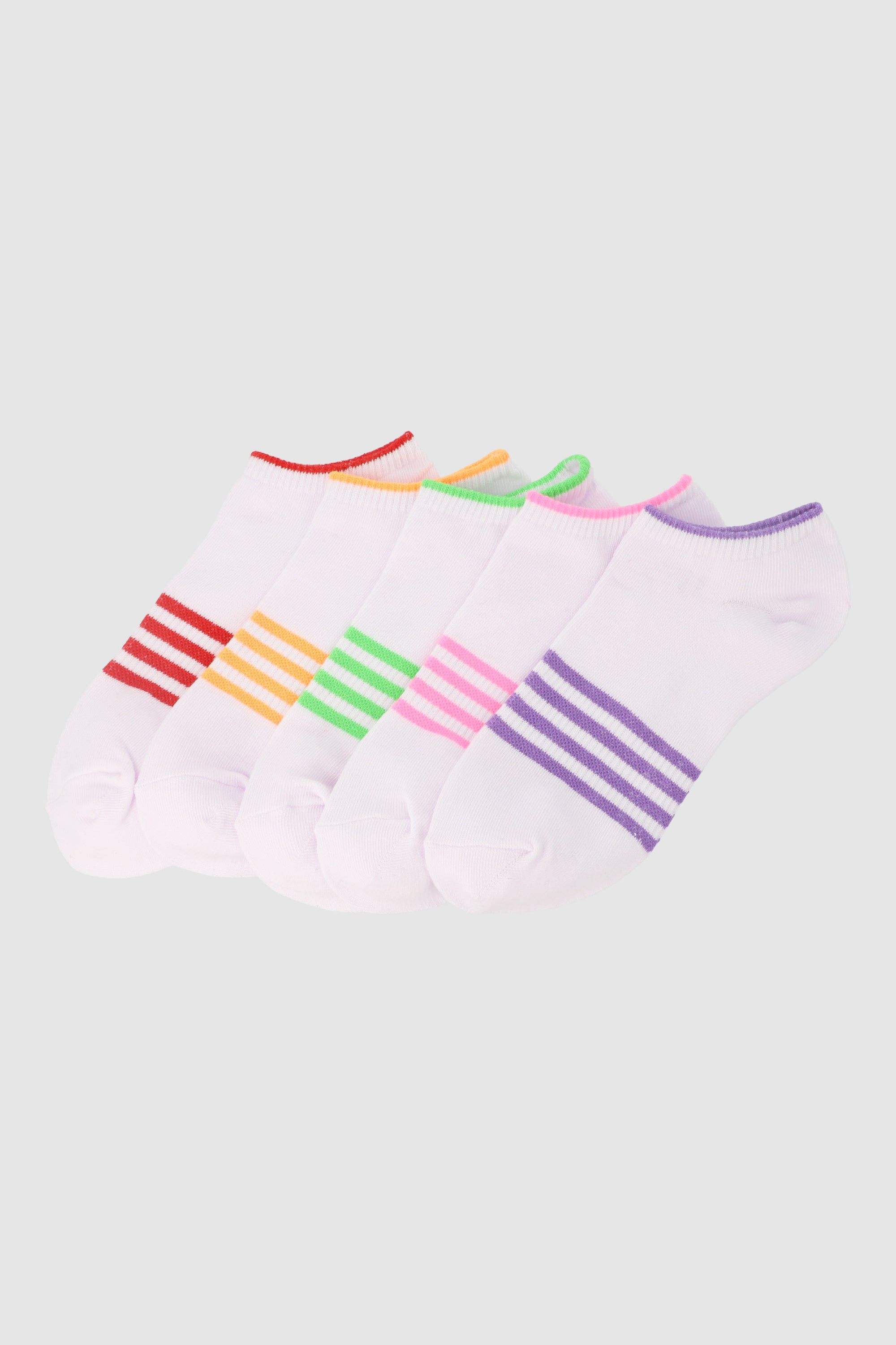 5 Pack of neon -colored stripes Multicolor neon