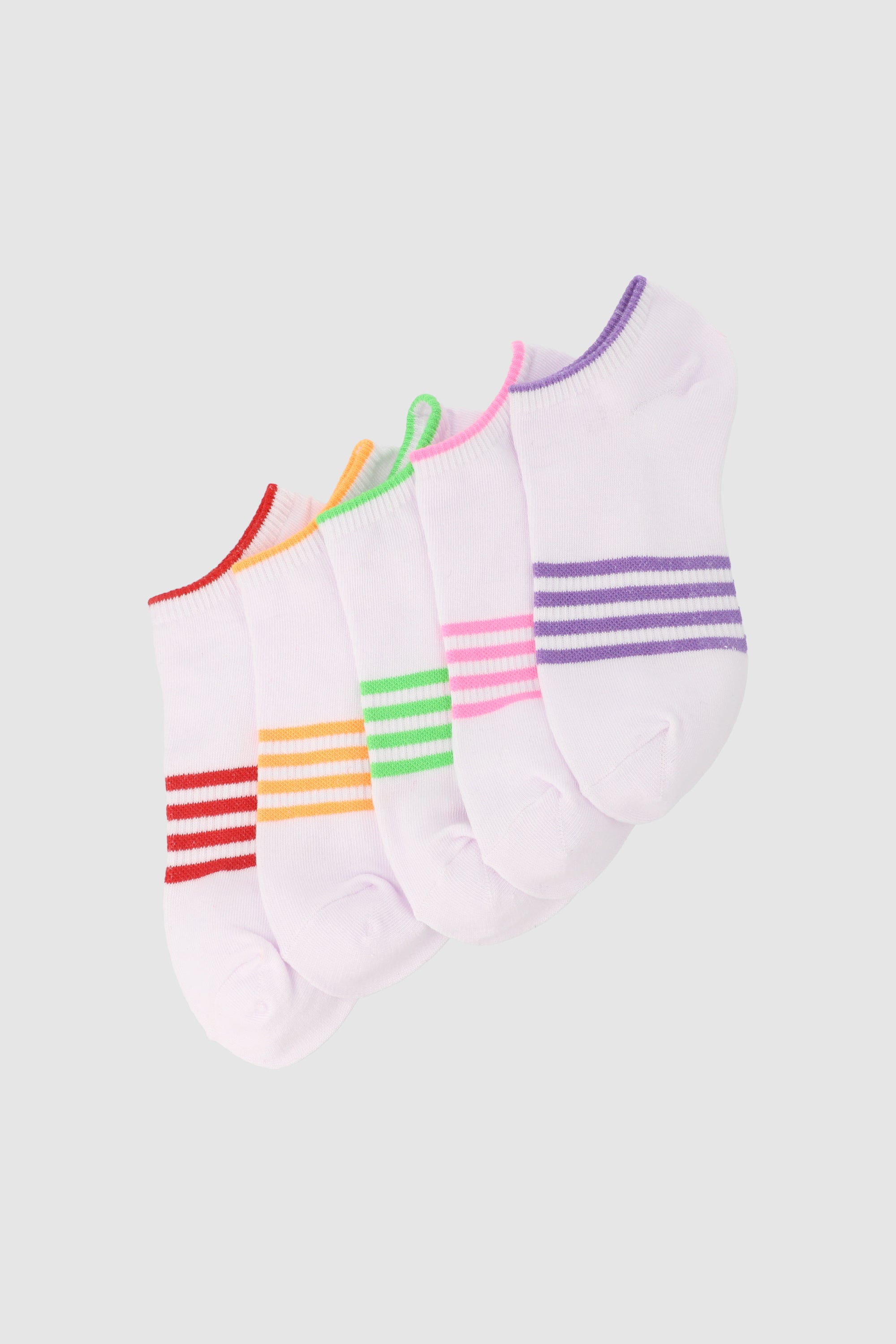 5 Pack of neon -colored stripes Multicolor neon