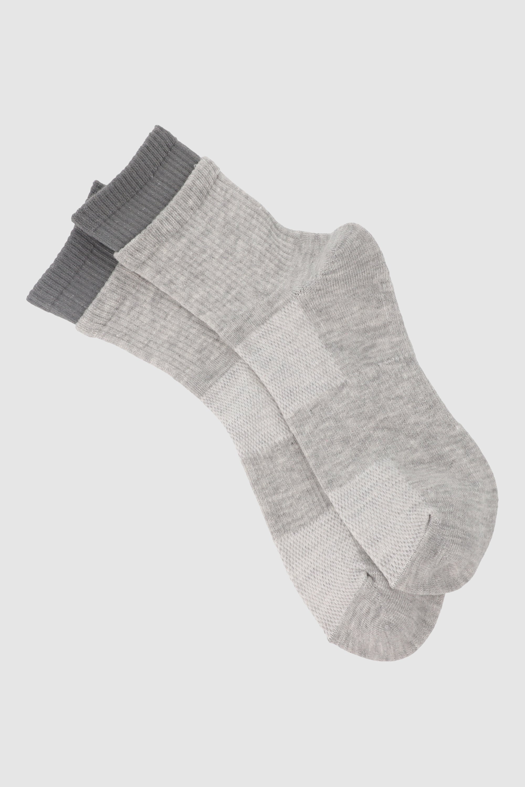 Double cactine sock Gray Combo