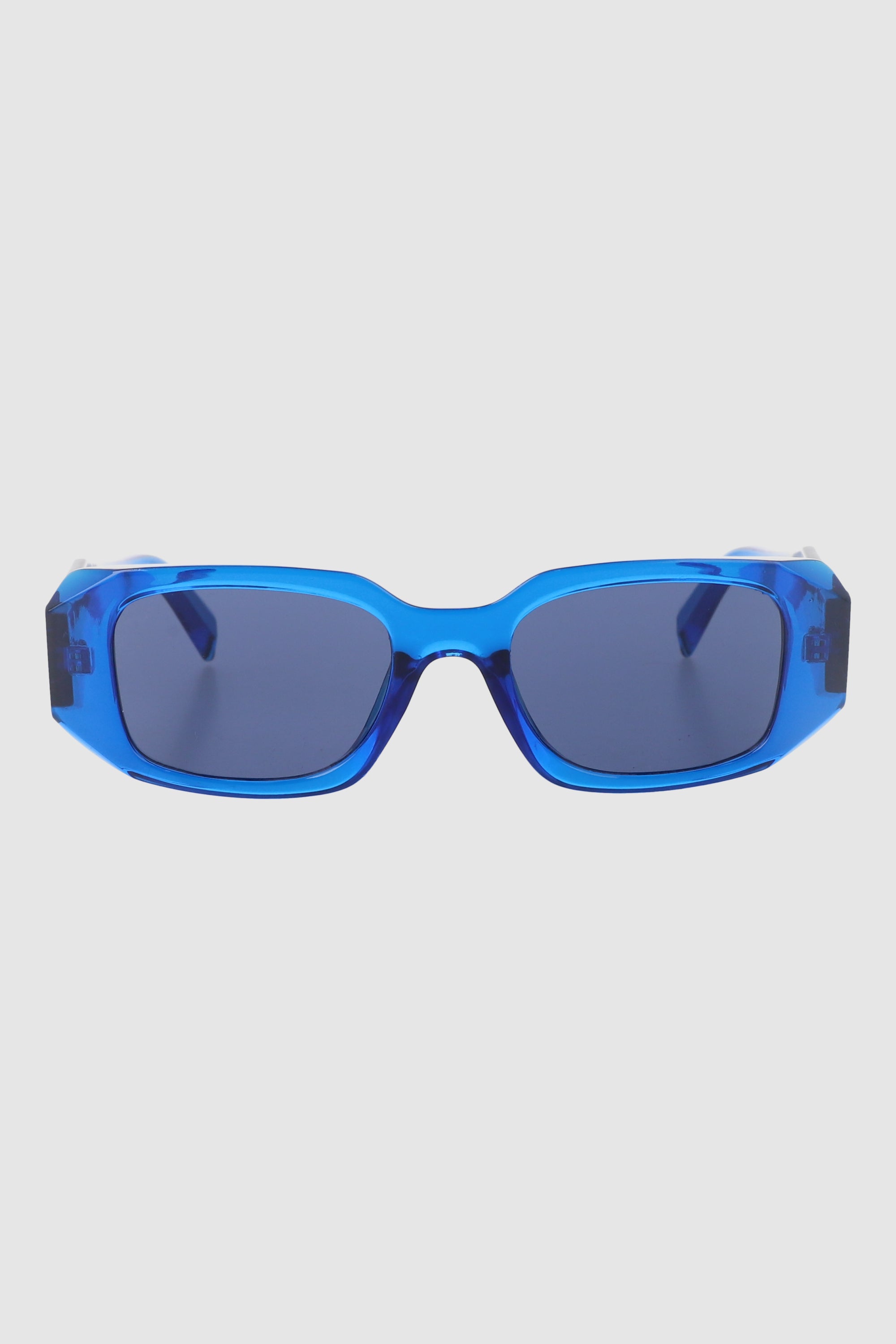 Geometric arm rectangle lenses BLUE