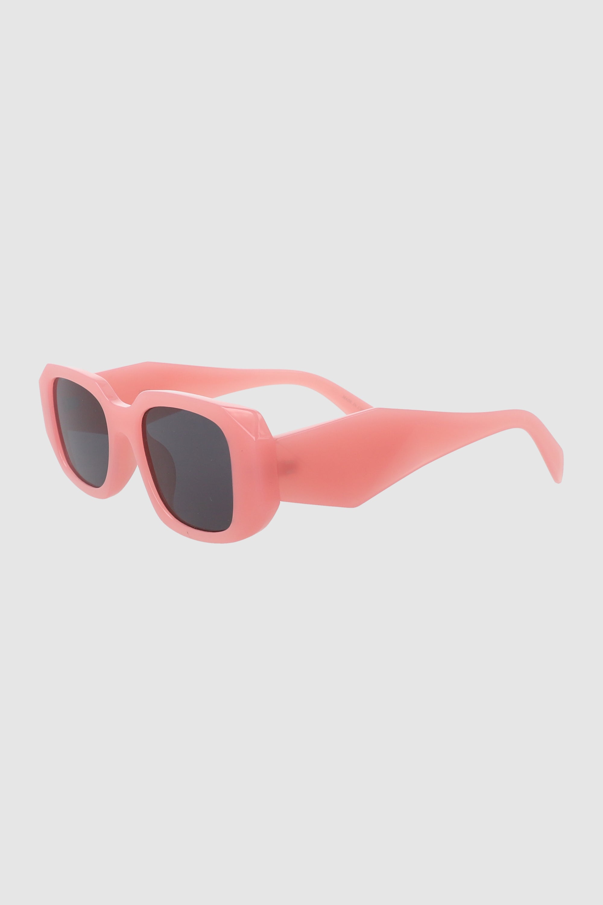 Geometric arm rectangle lenses PINK