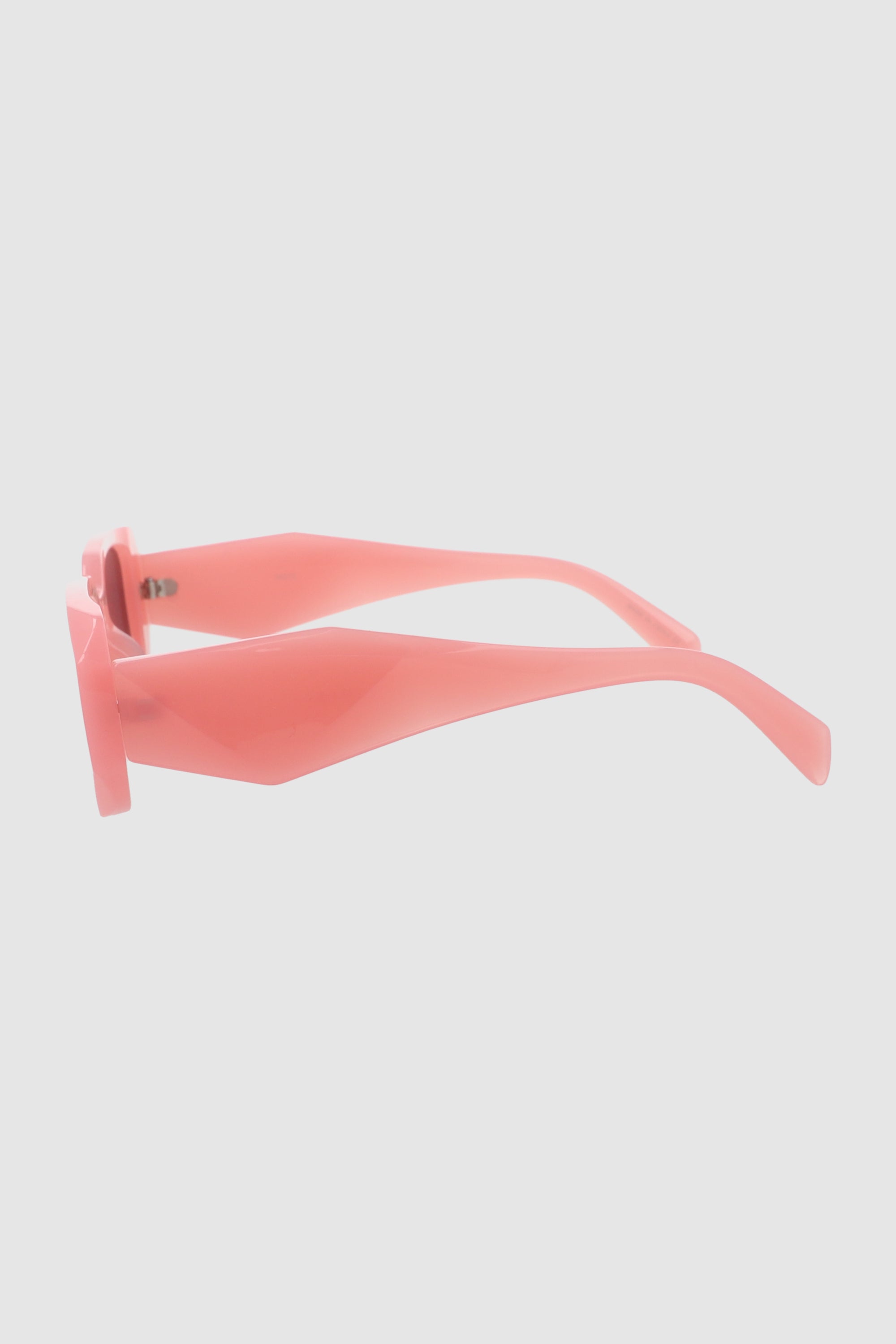 Geometric arm rectangle lenses PINK