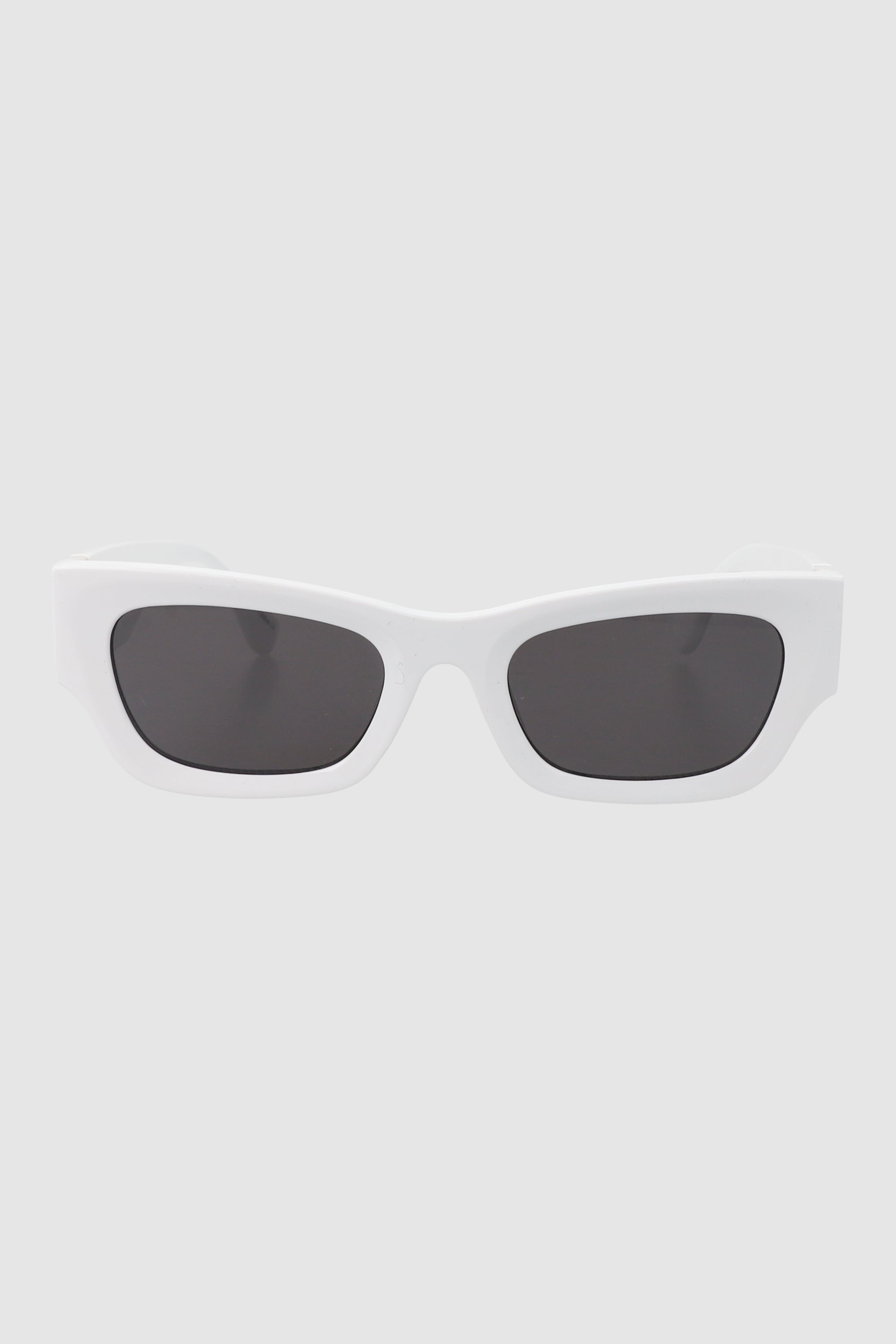 Rectangle lenses Metal Detail WHITE