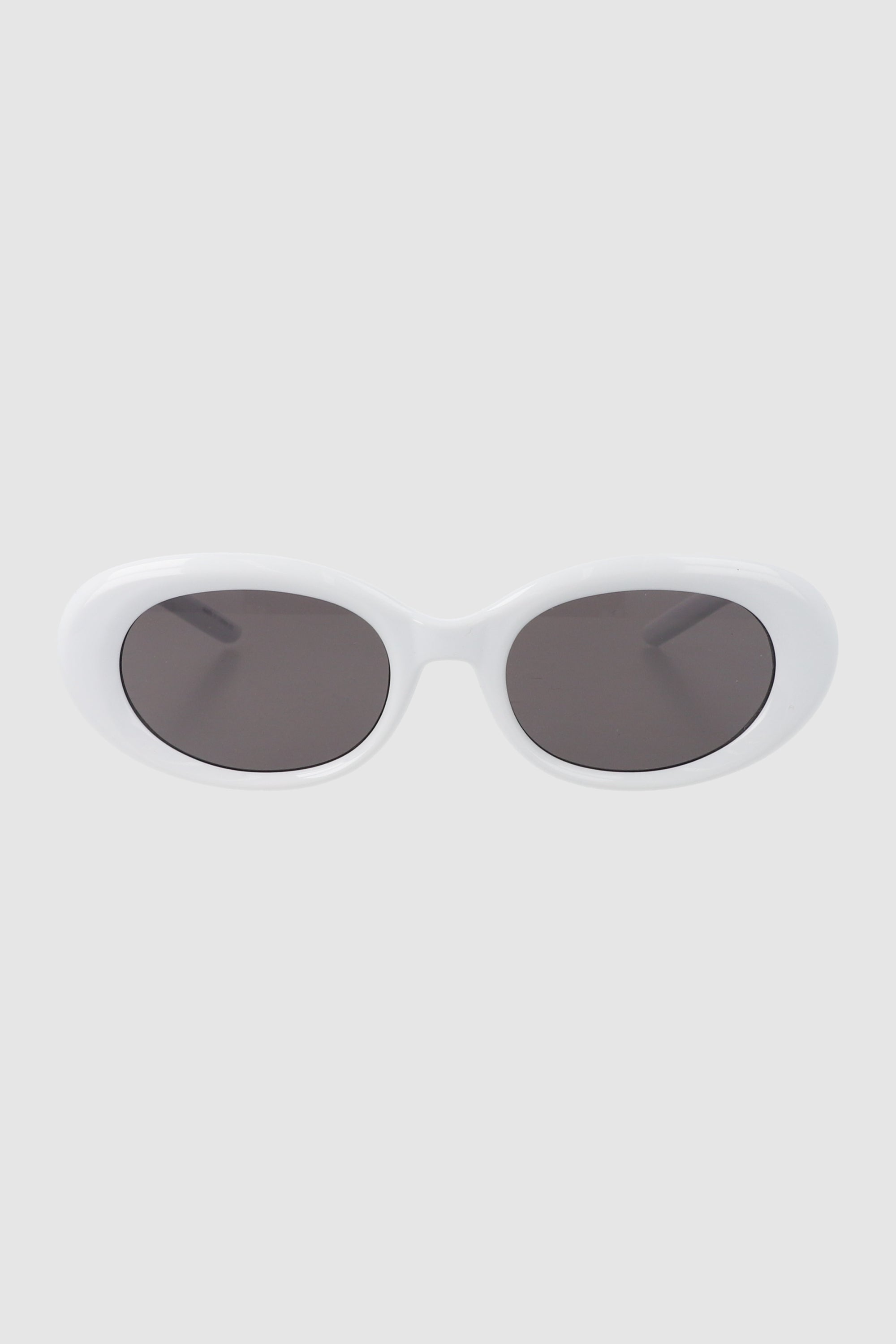 Mica color oval lenses WHITE