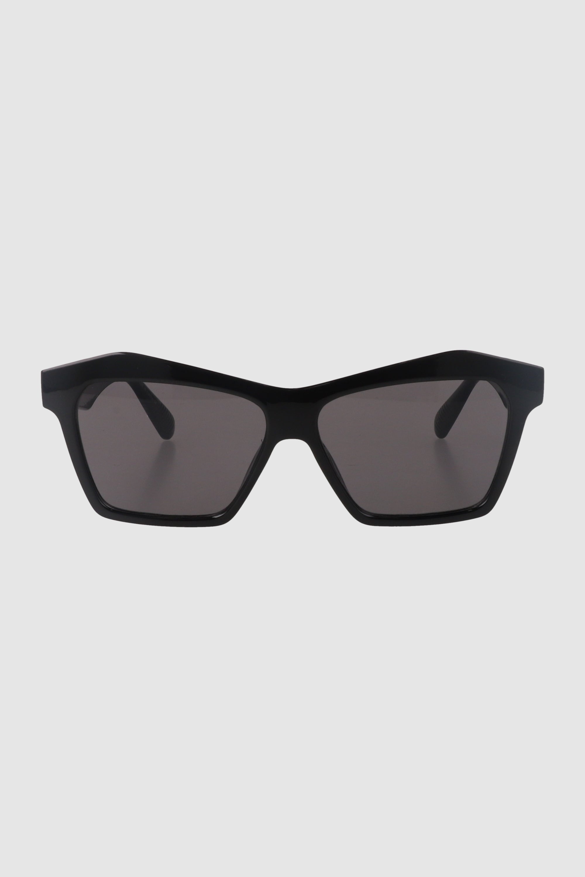 Geometric cateye lenses BLACK