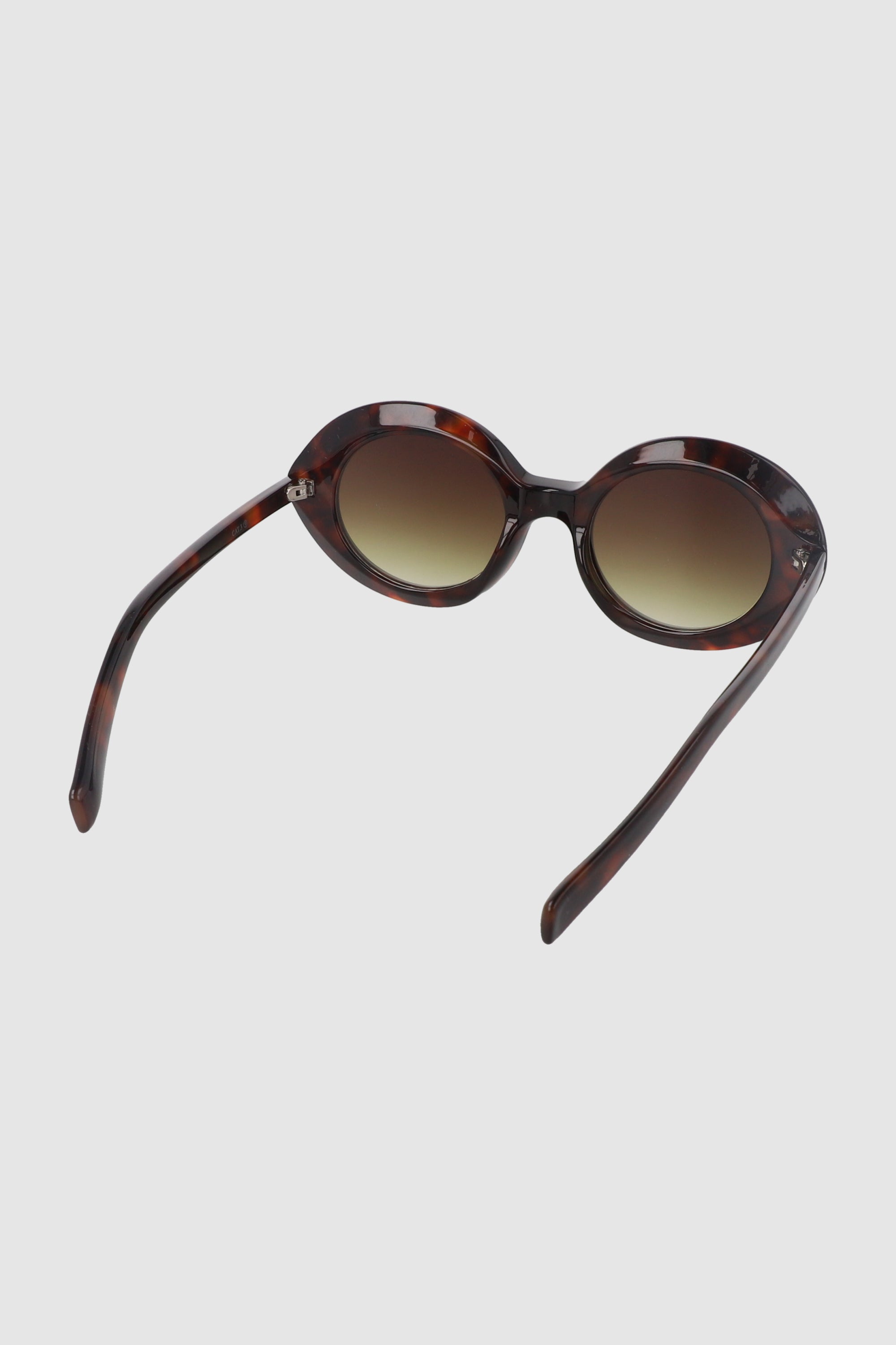 Chunky round lenses COFFEE