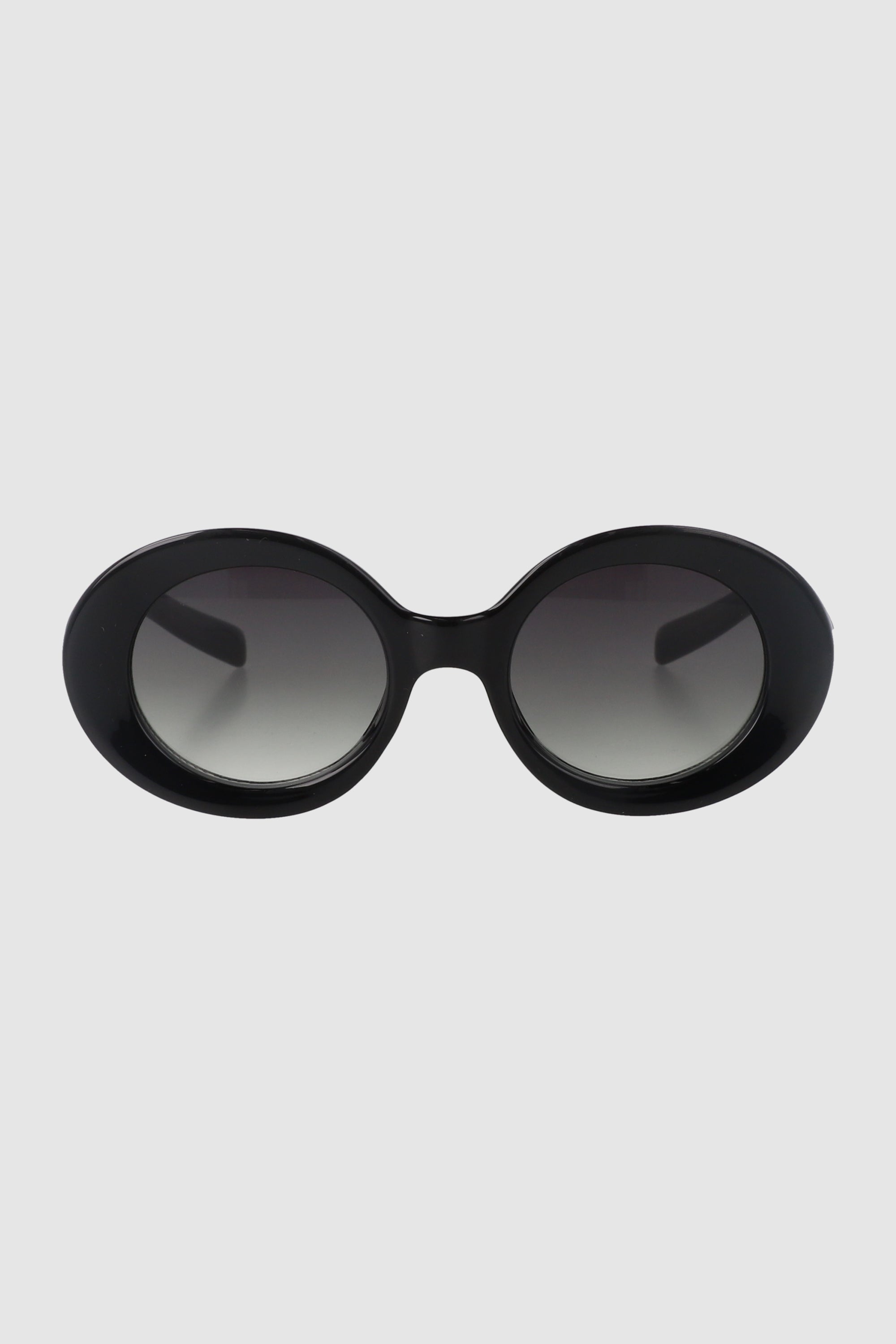 Chunky round lenses BLACK