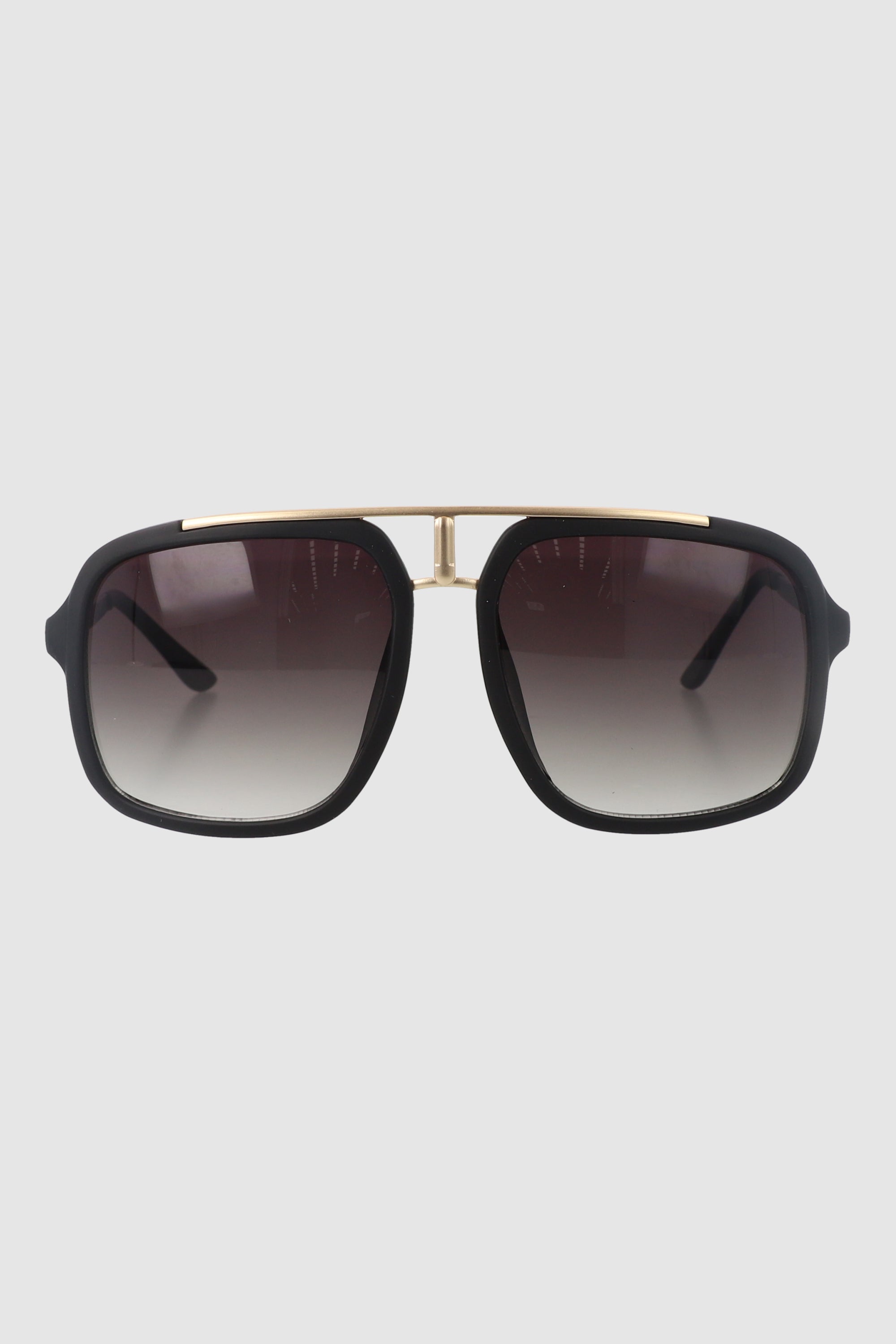 Lentes aviador retro borde metal NEGRO