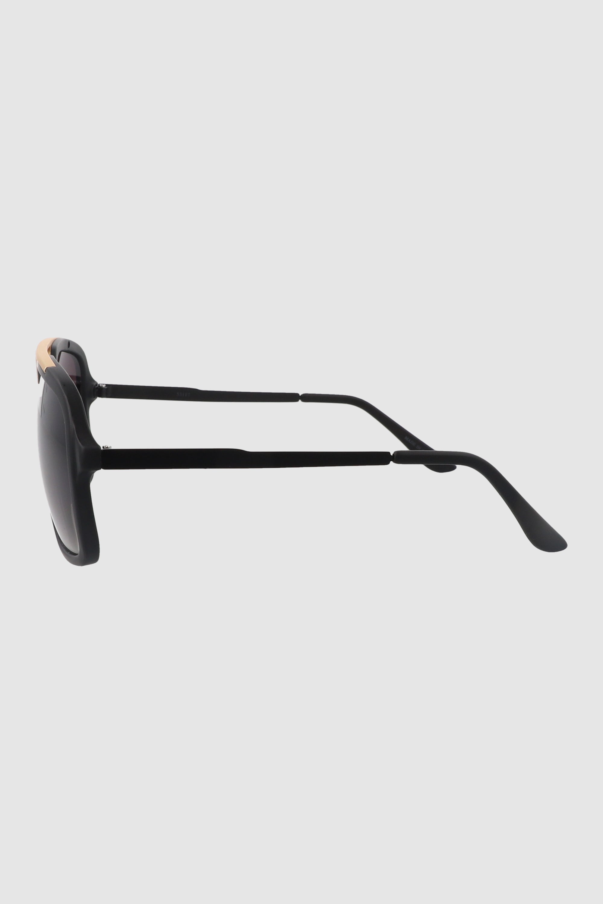 Lentes aviador retro borde metal NEGRO