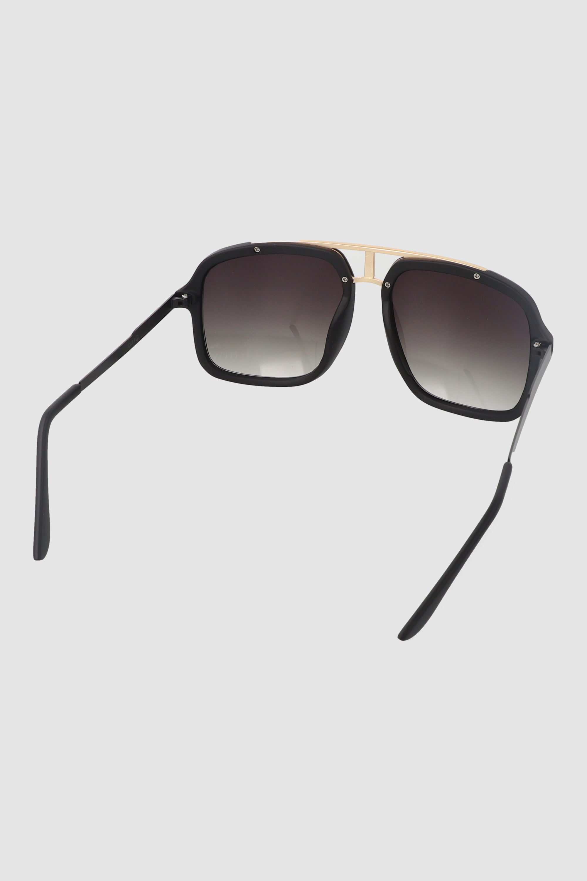 Lentes aviador retro borde metal NEGRO