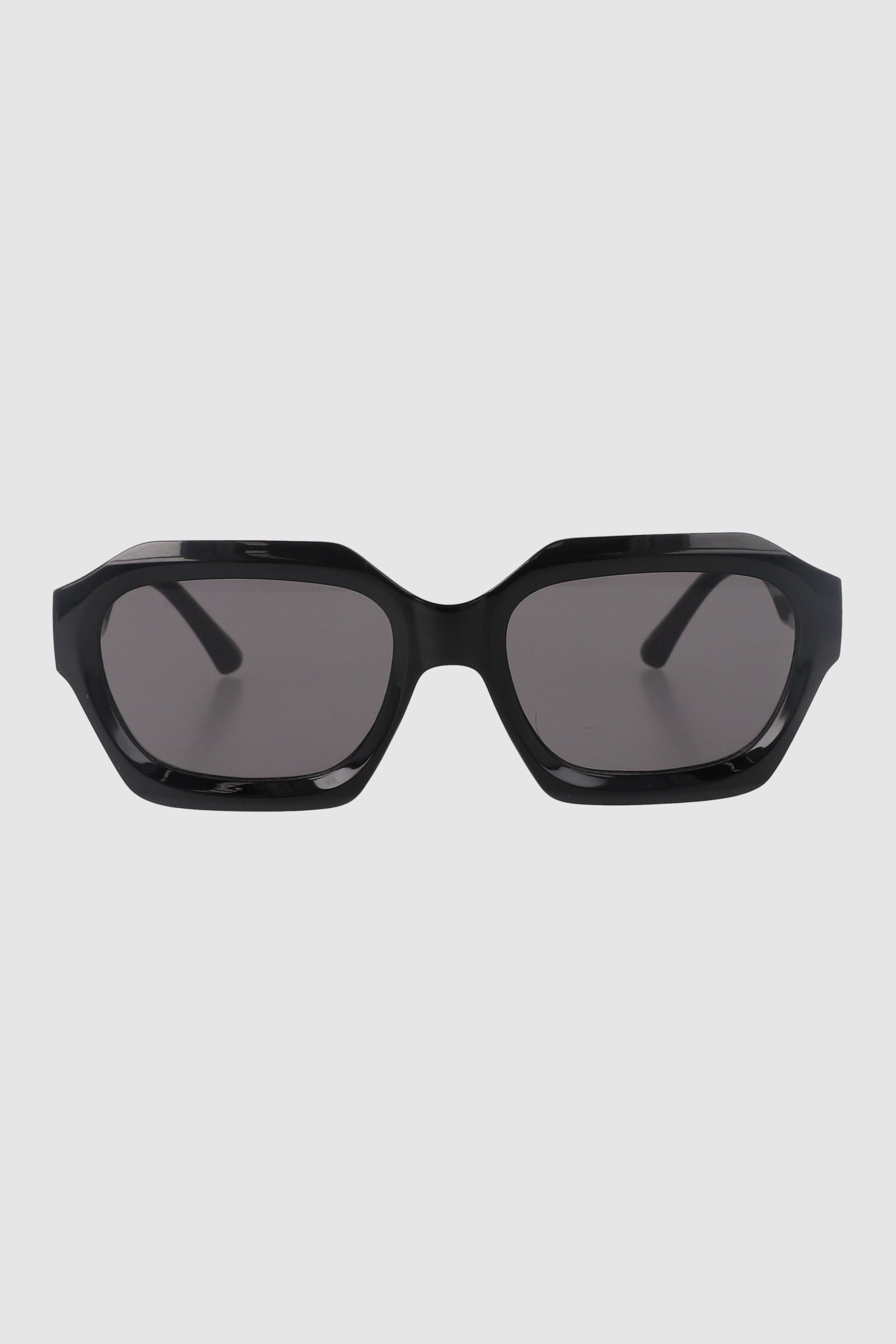 Rectangular geometric lenses BLACK