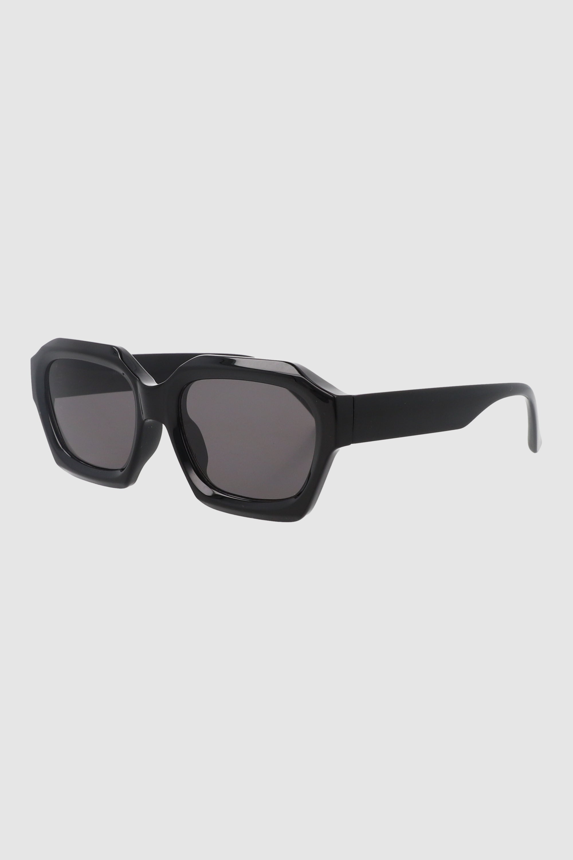 Rectangular geometric lenses BLACK